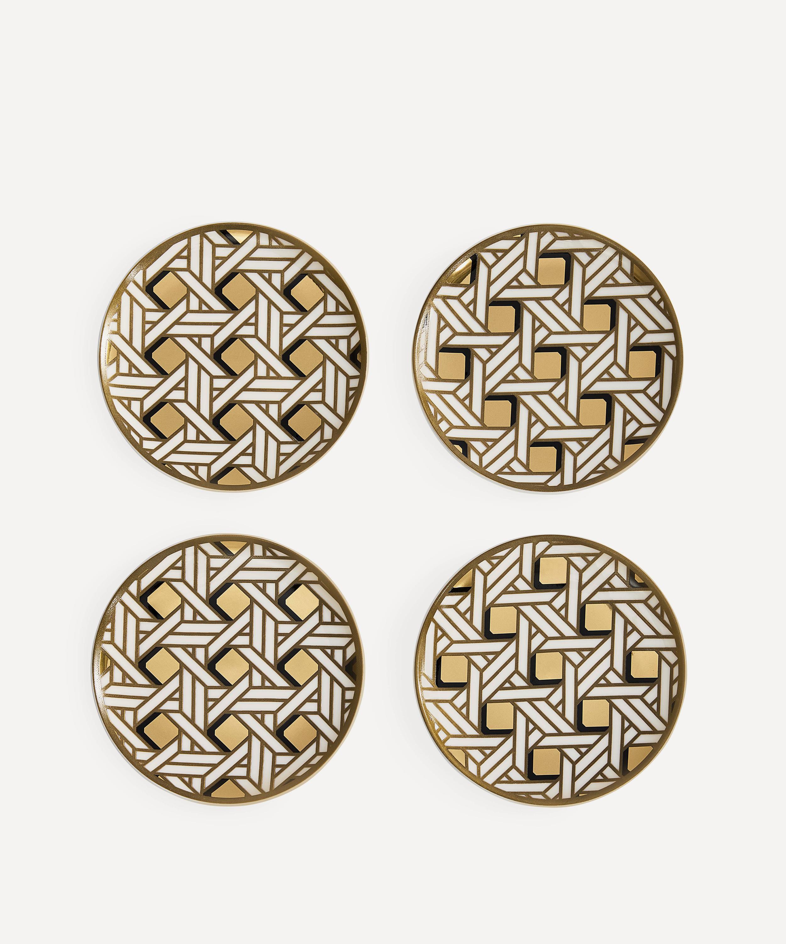 Jonathan Adler - Basketweave Coasters Set of Four