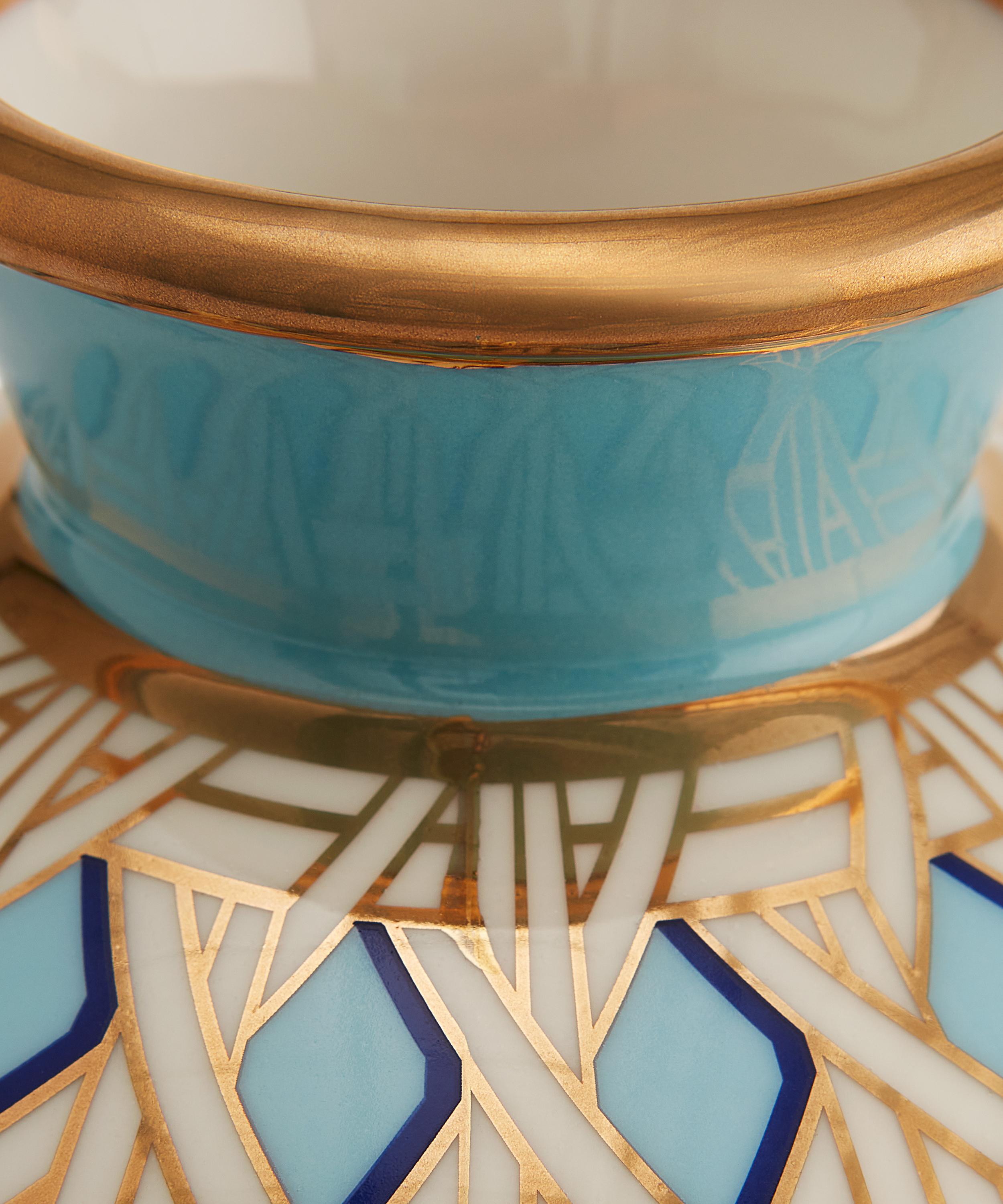 Jonathan Adler - Basketweave Round Vase image number 1