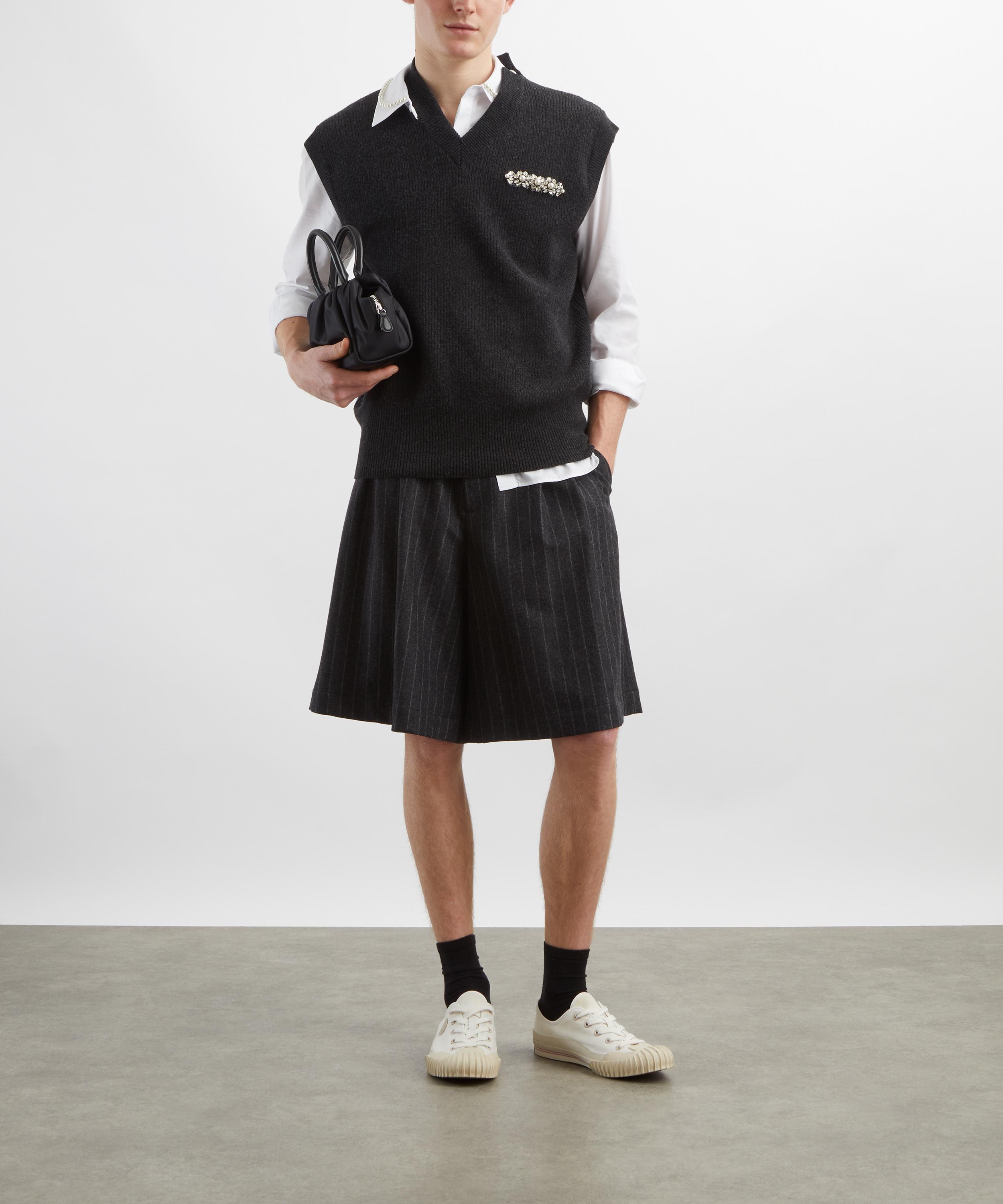 Simone Rocha - Embellished Merino Seam Bite Vest image number 1