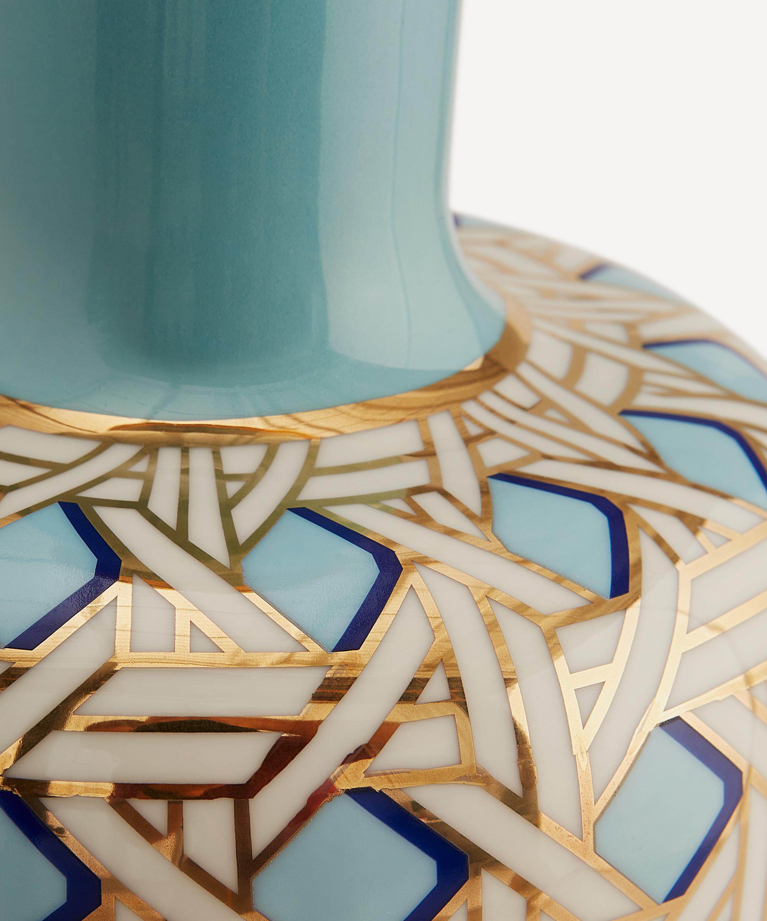 Jonathan Adler - Basketweave Tall Bottle Vase image number 1