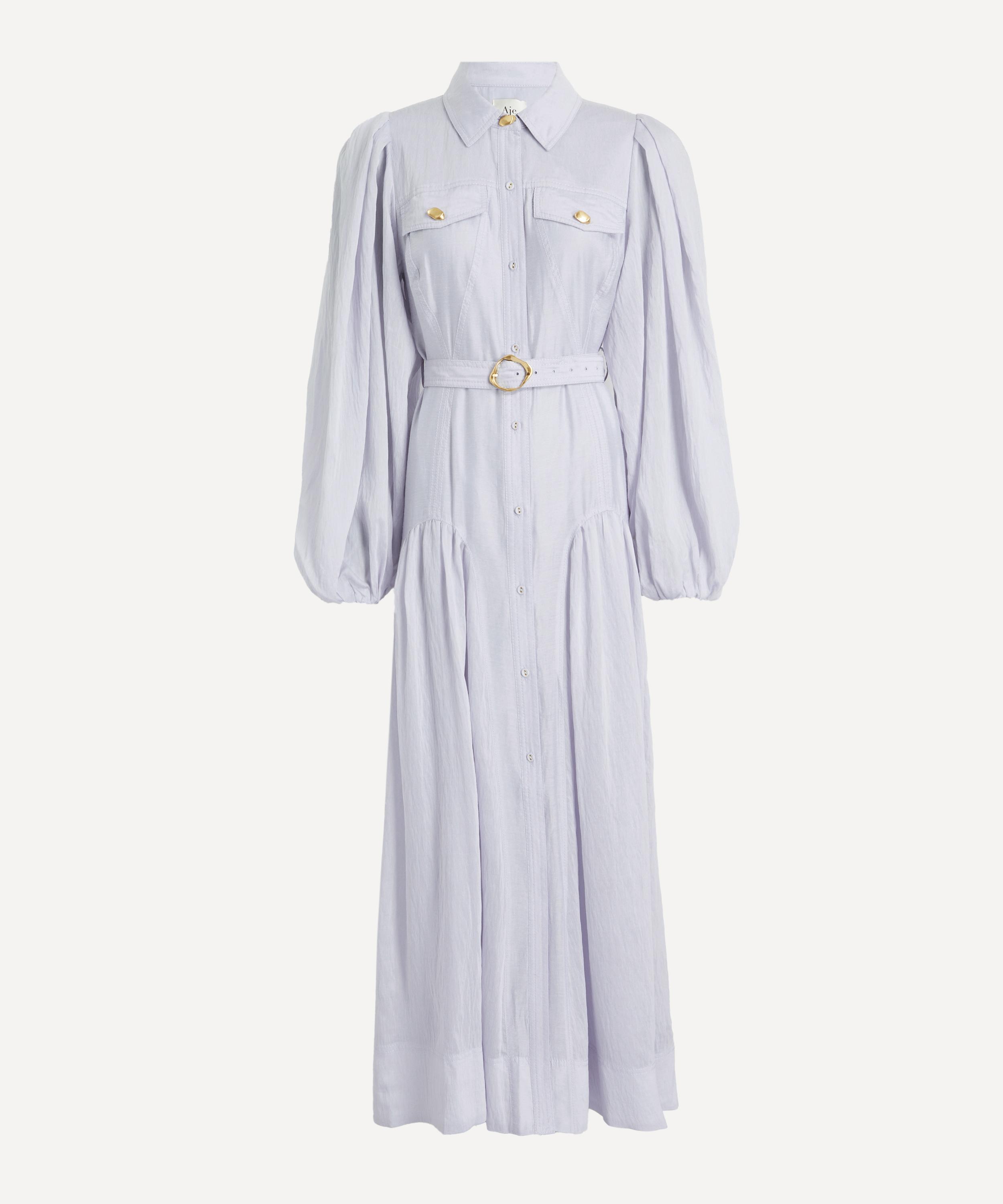 Aje - Colide French Blue Shirt Dress