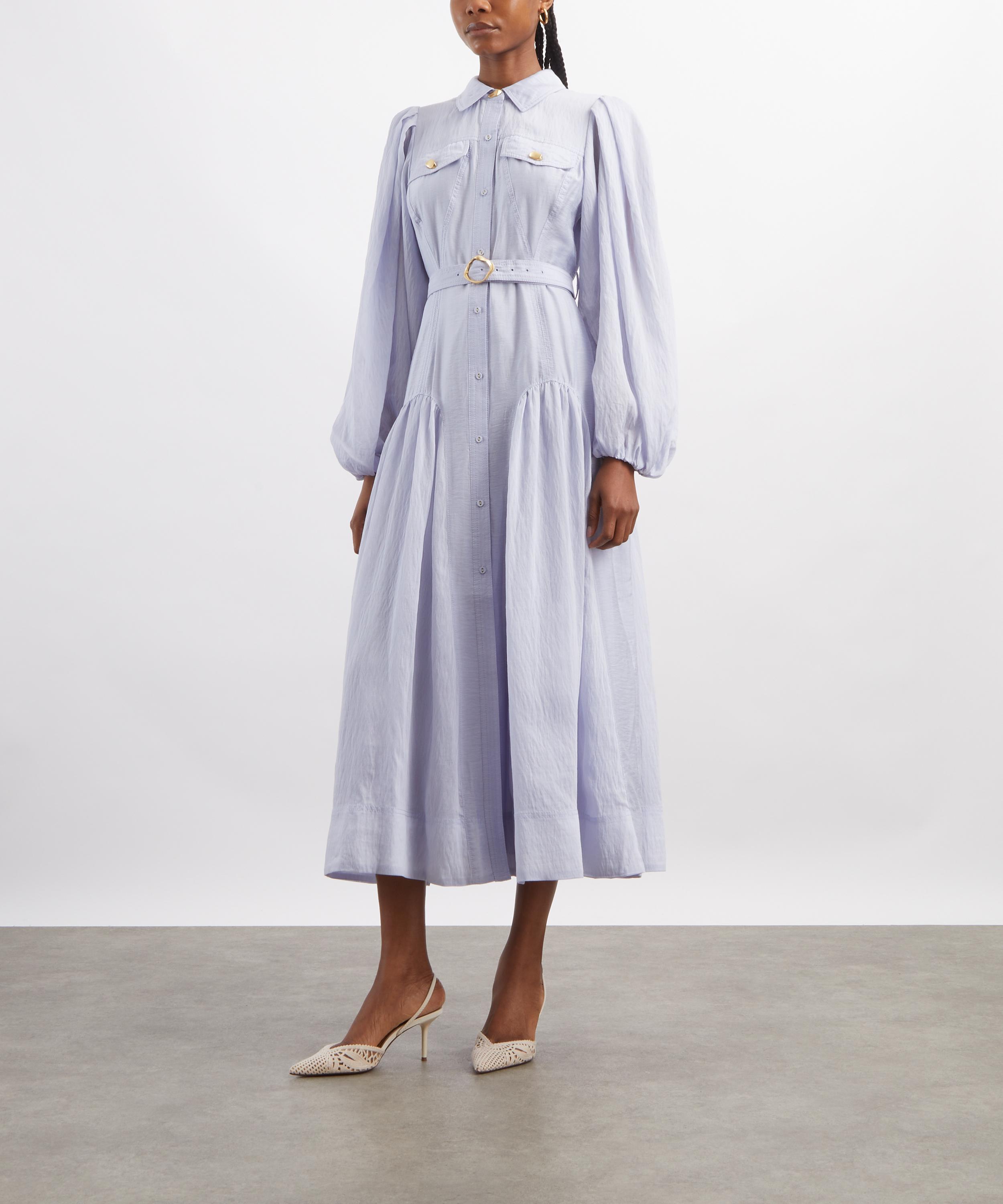 Aje - Colide French Blue Shirt Dress image number 1