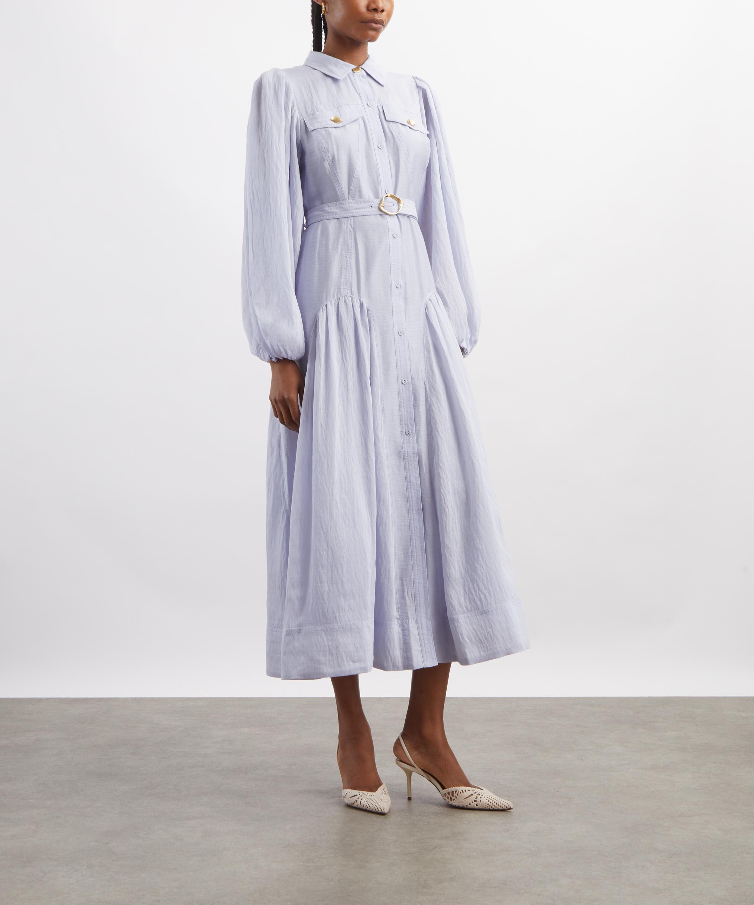 Aje - Colide French Blue Shirt Dress image number 2