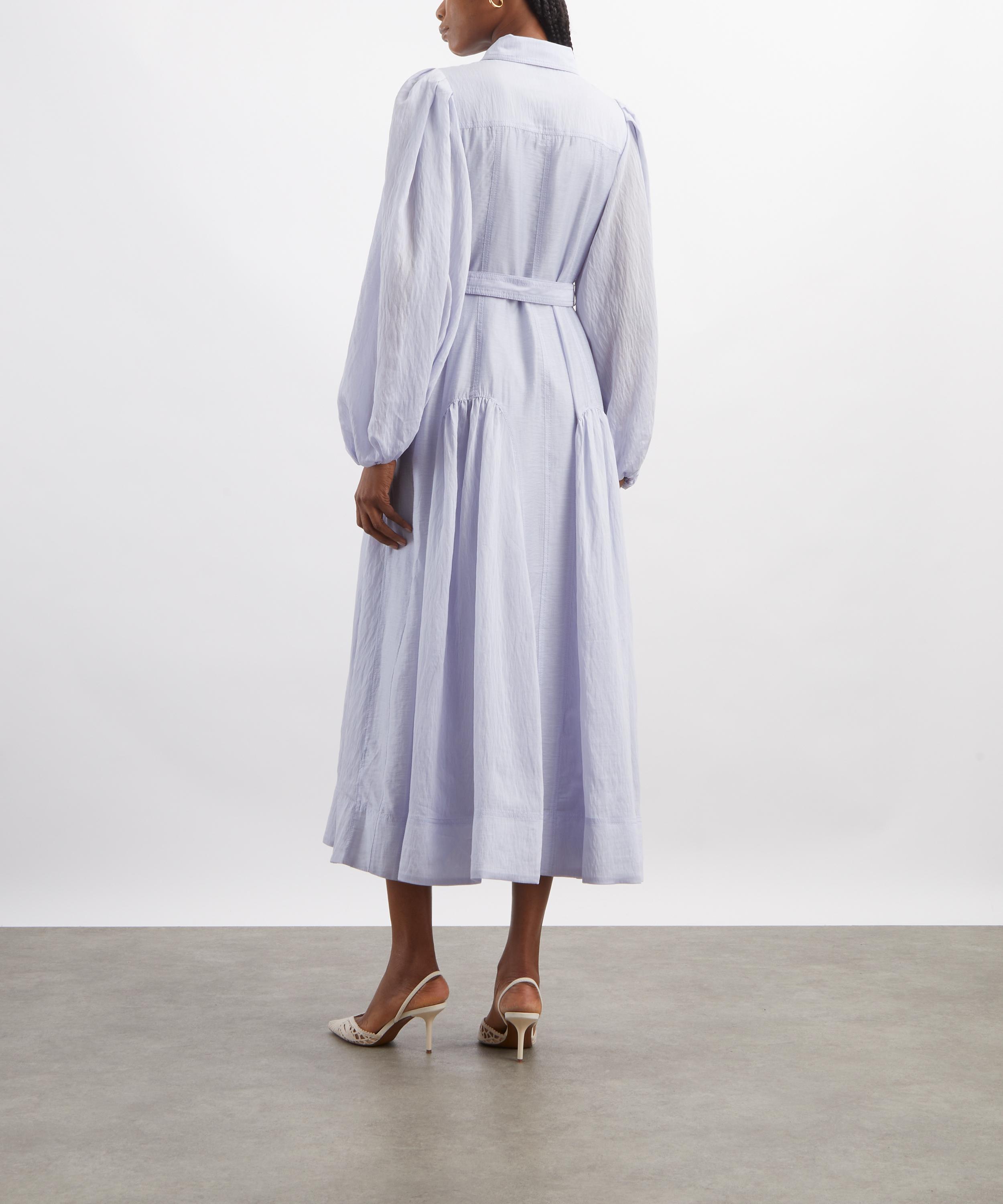 Aje - Colide French Blue Shirt Dress image number 3