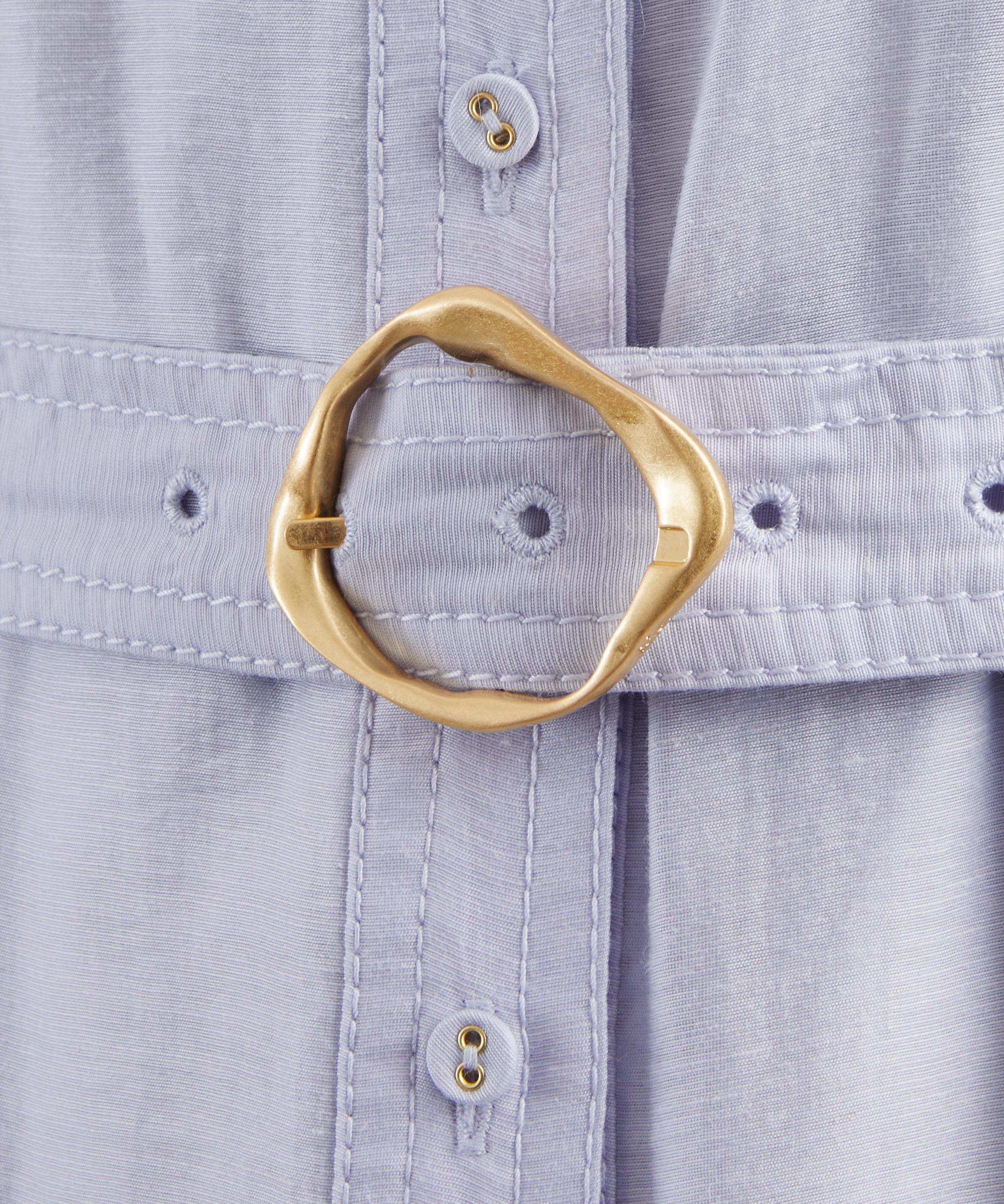 Aje - Colide French Blue Shirt Dress image number 4