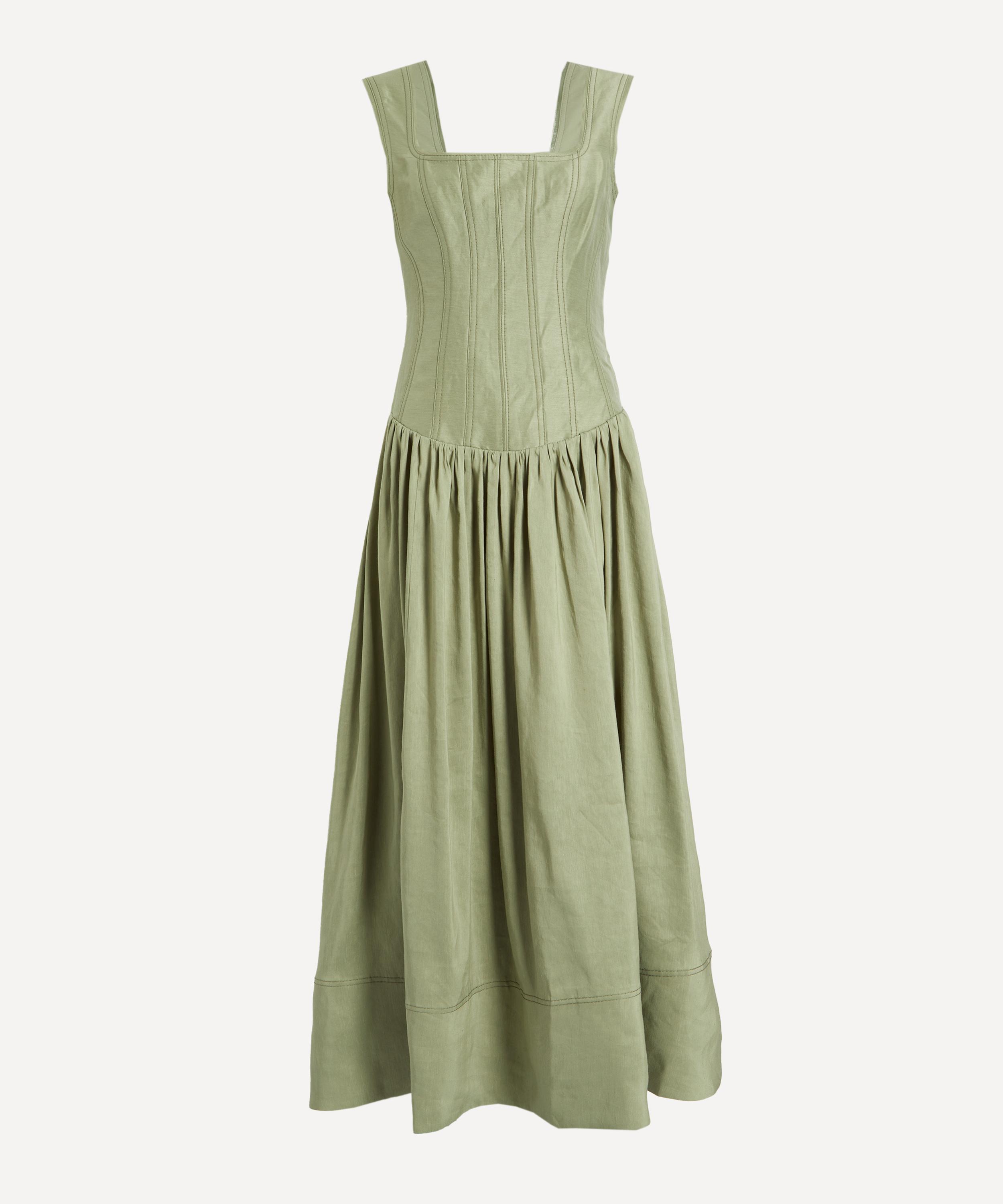 Aje - Spirelle Moss Midi Dress