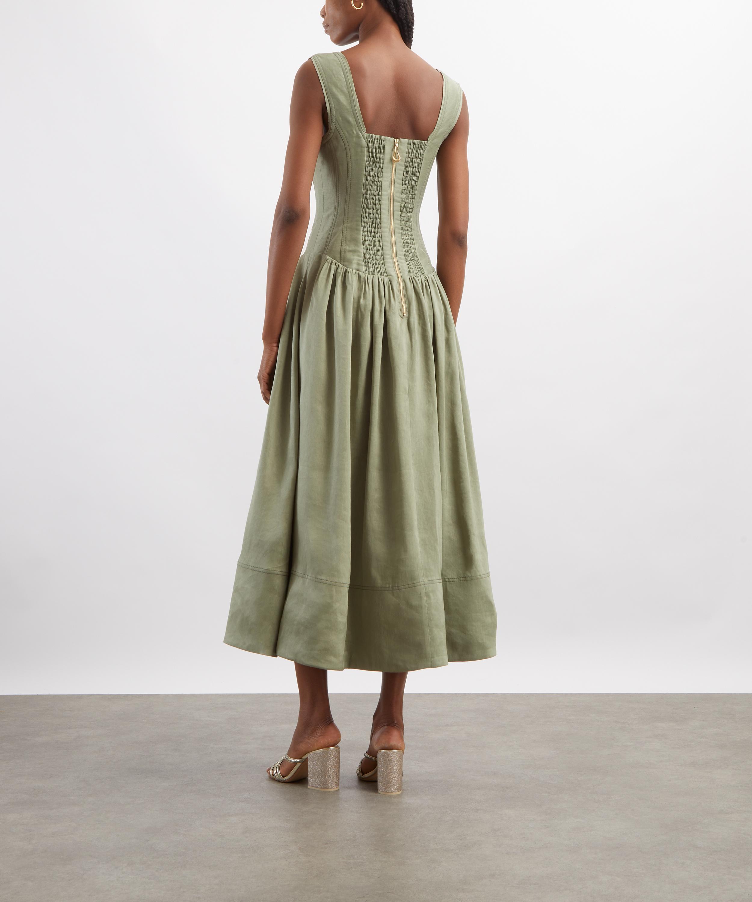 Aje - Spirelle Moss Midi Dress image number 3