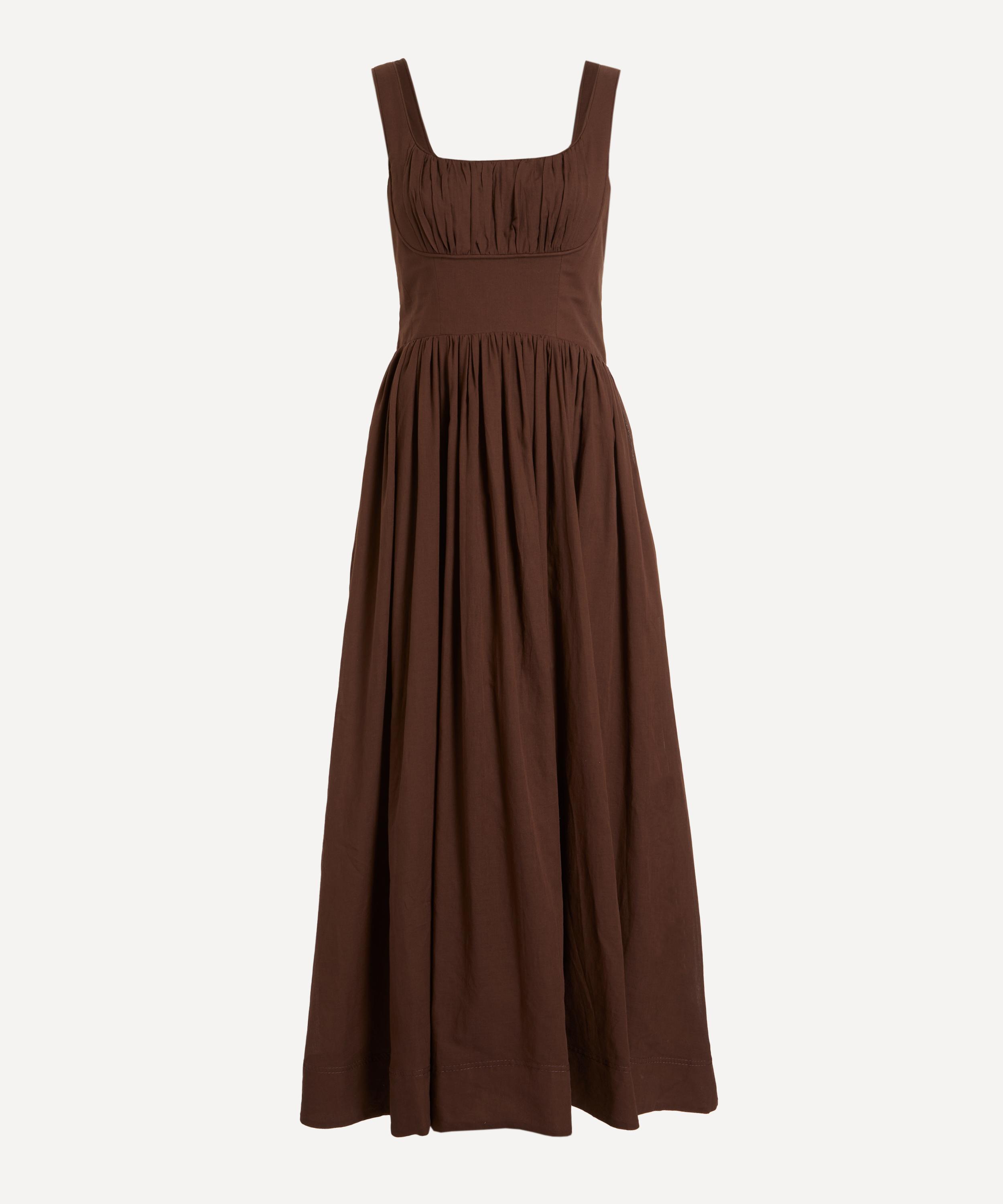 Aje - Sunny Chocolate Midi Dress
