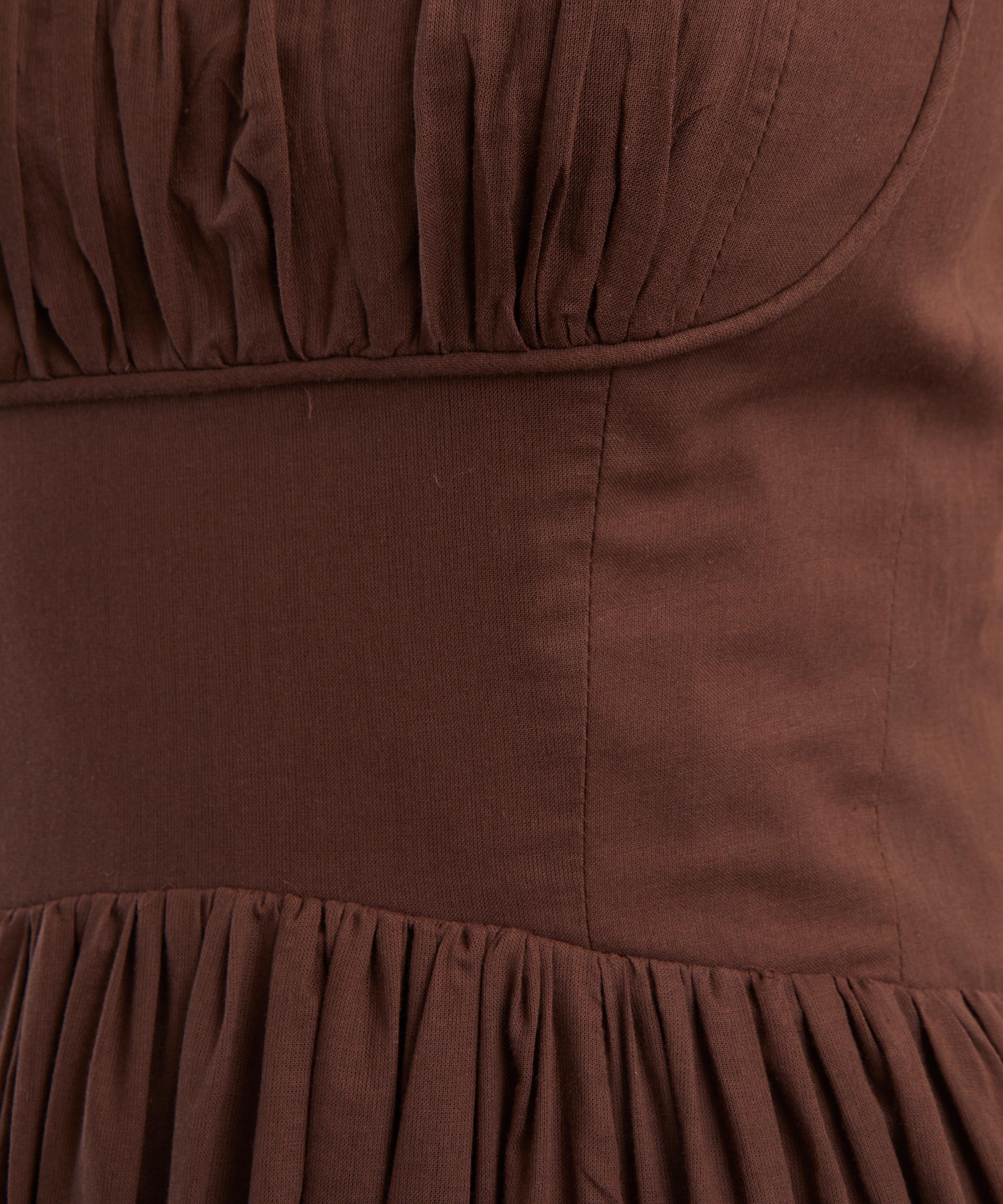 Aje - Sunny Chocolate Midi Dress image number 4