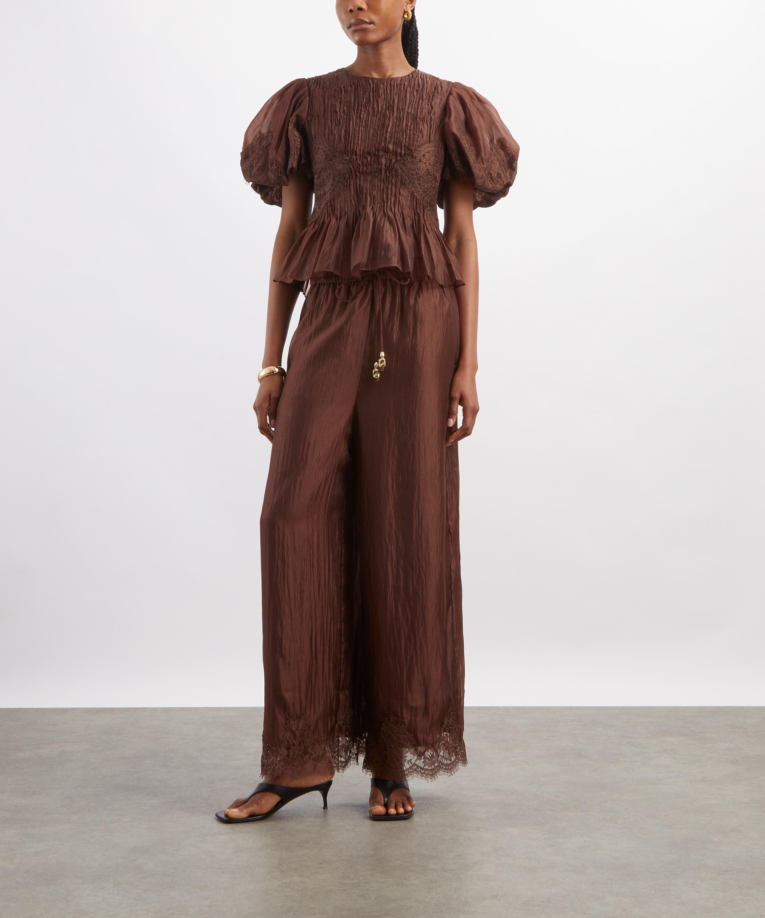 Aje - Ophelia Relaxed Lace Trousers image number 1