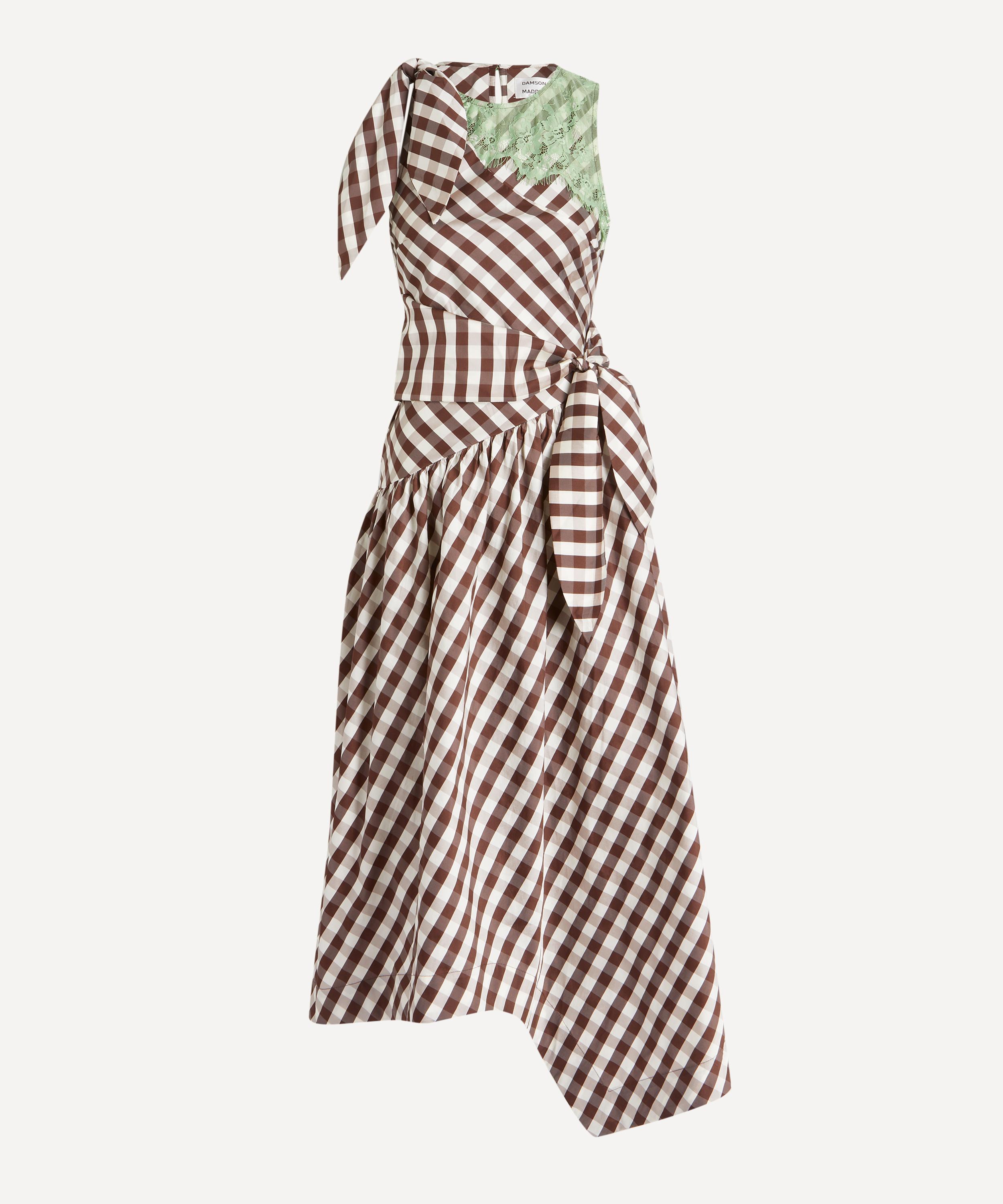 Damson Madder - Giselle Choc Check Midi Dress