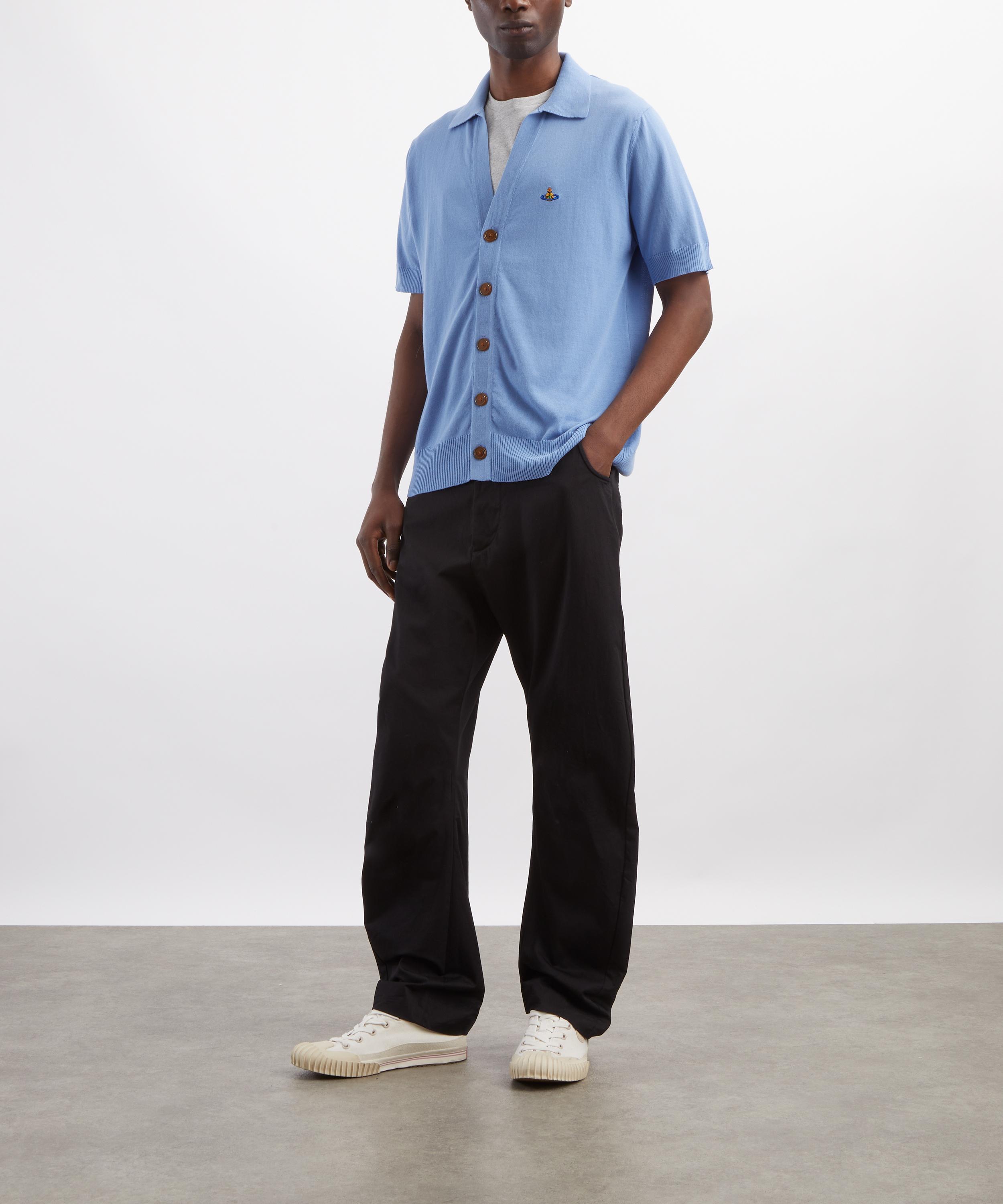 Vivienne Westwood - French Blue Polo Cardigan image number 1