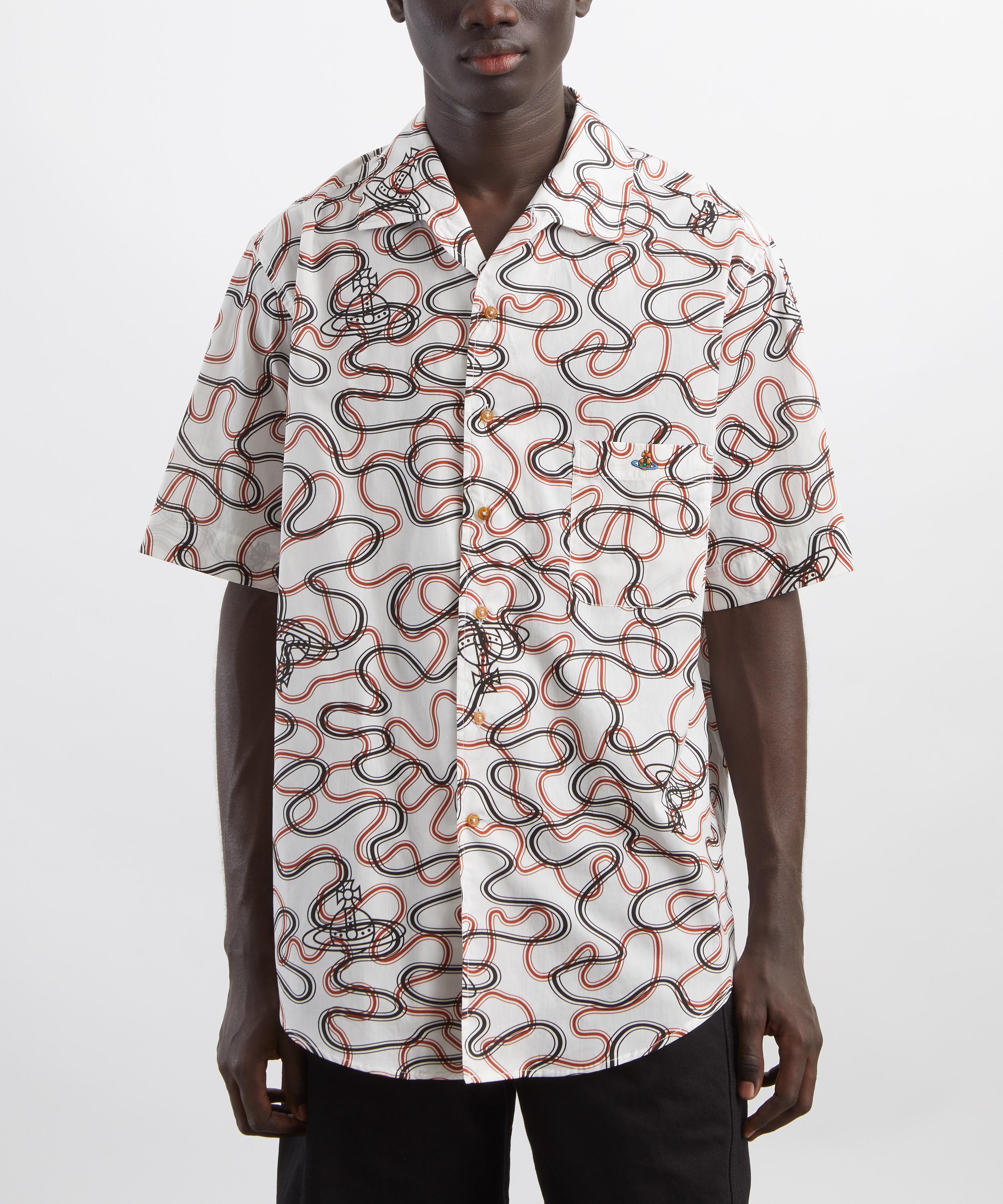 Vivienne Westwood - White Wiggle Bowling Shirt&nbsp; image number 2