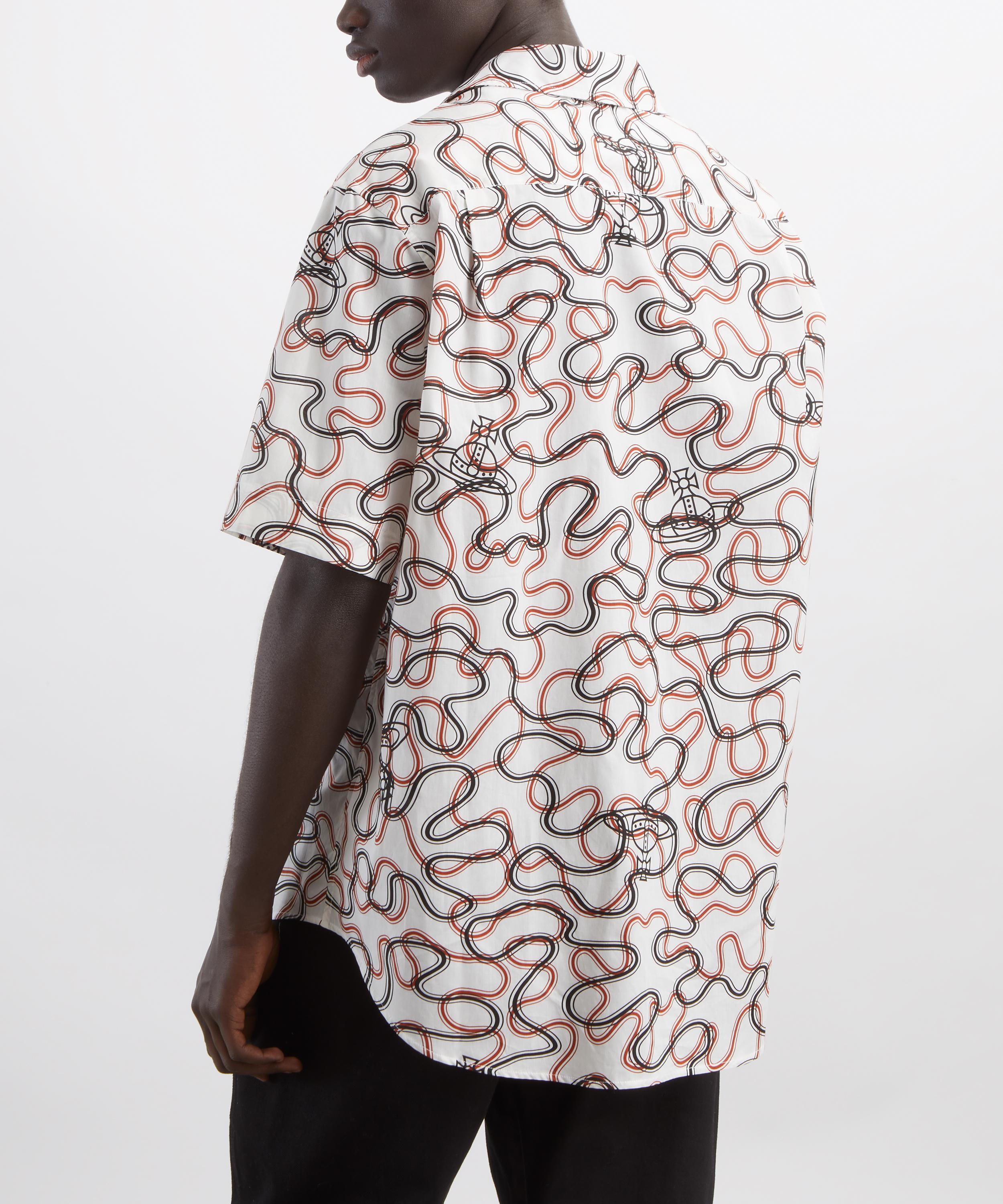 Vivienne Westwood - White Wiggle Bowling Shirt&nbsp; image number 3