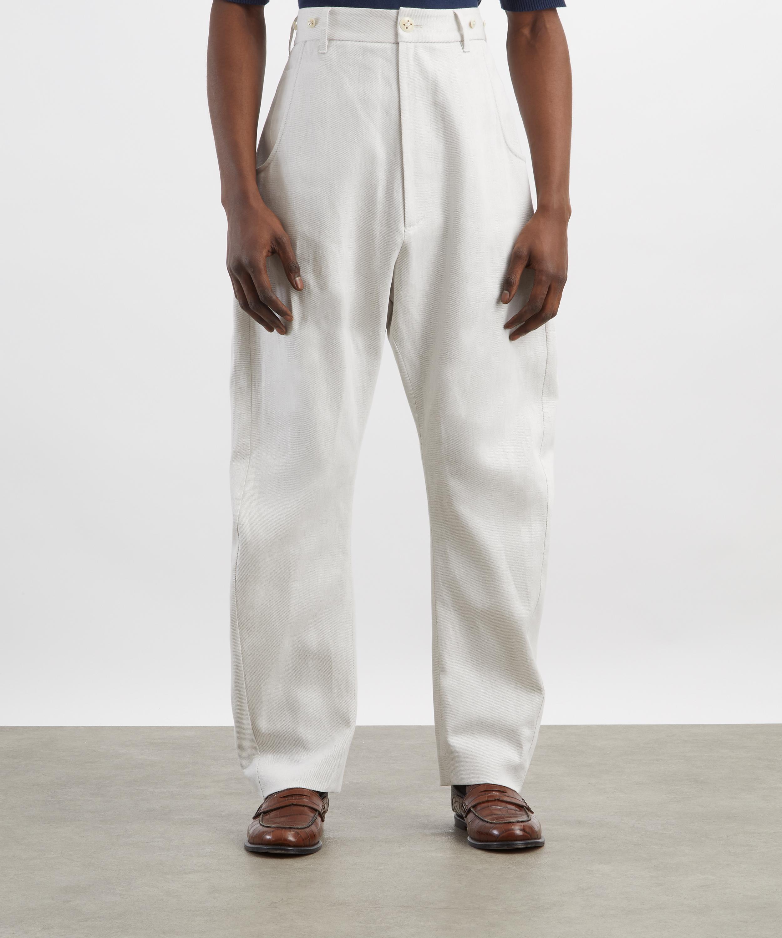 Vivienne Westwood - Oatmeal&nbsp;Buckle Back Trousers image number 2
