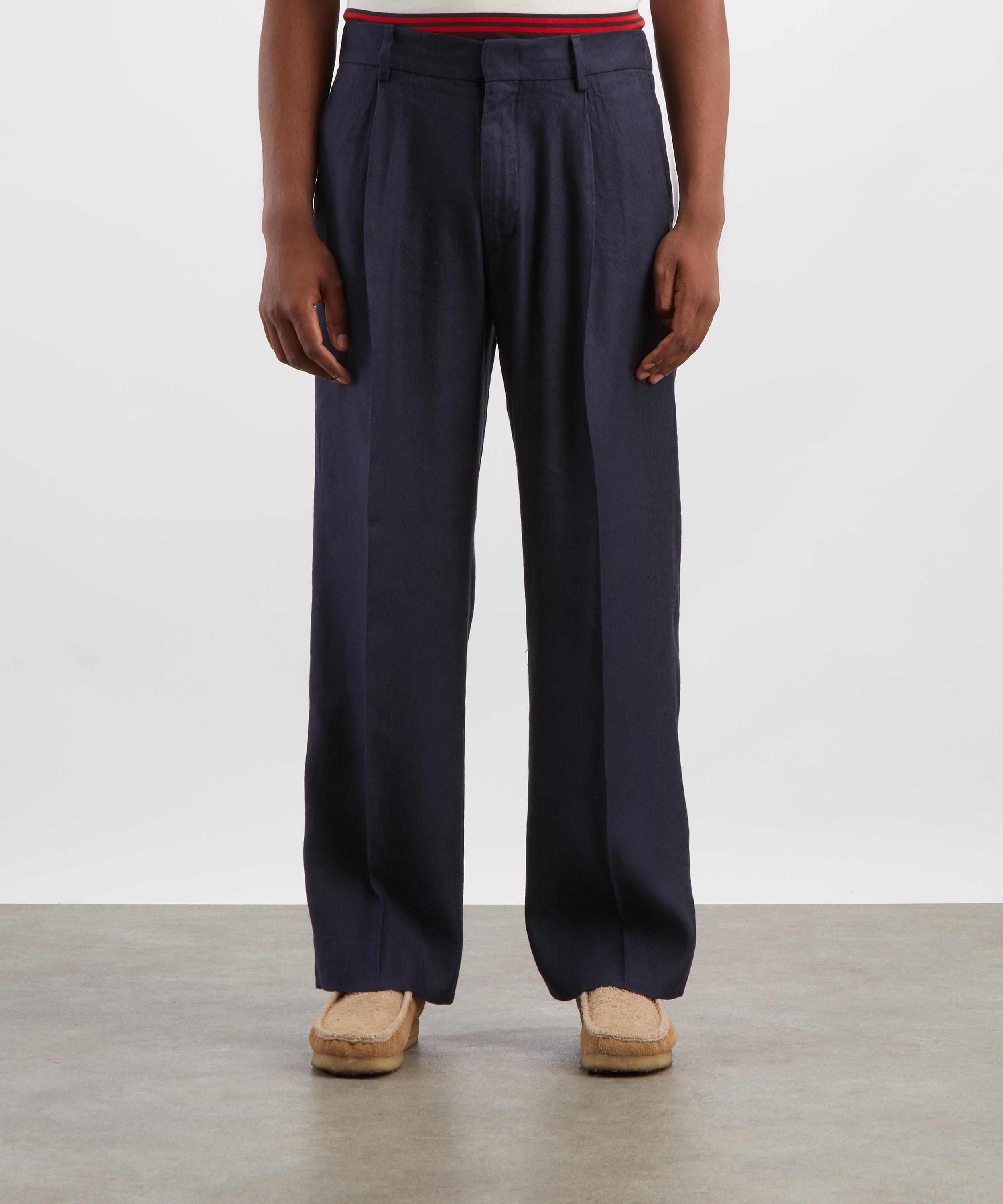 NN07 - Kay Relaxed Suit Trousers in Deep Navy image number 2