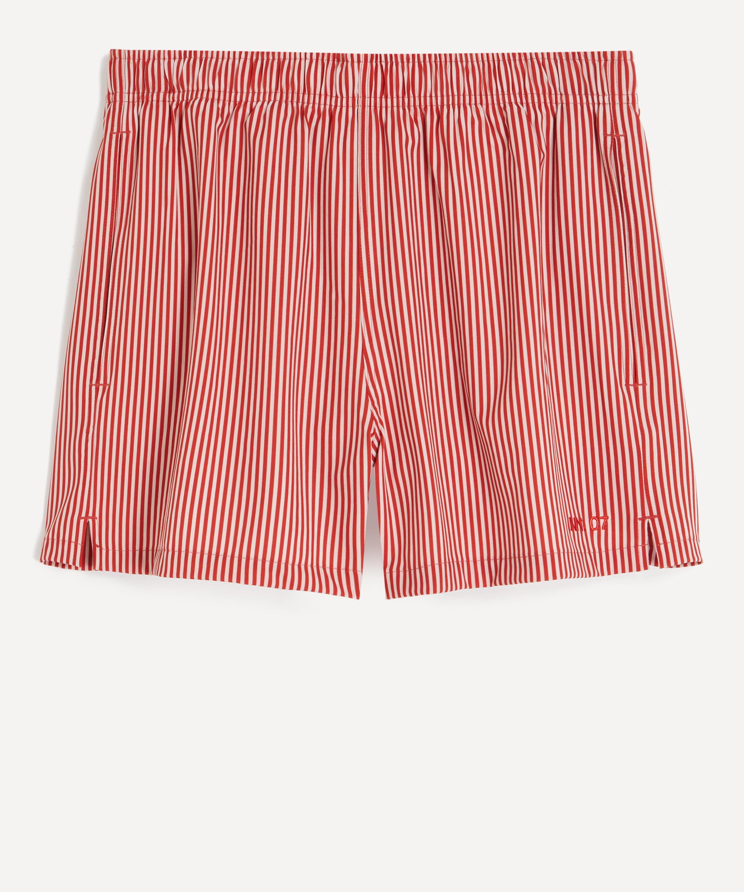 NN07 - Red Stripe Holiday Shorts