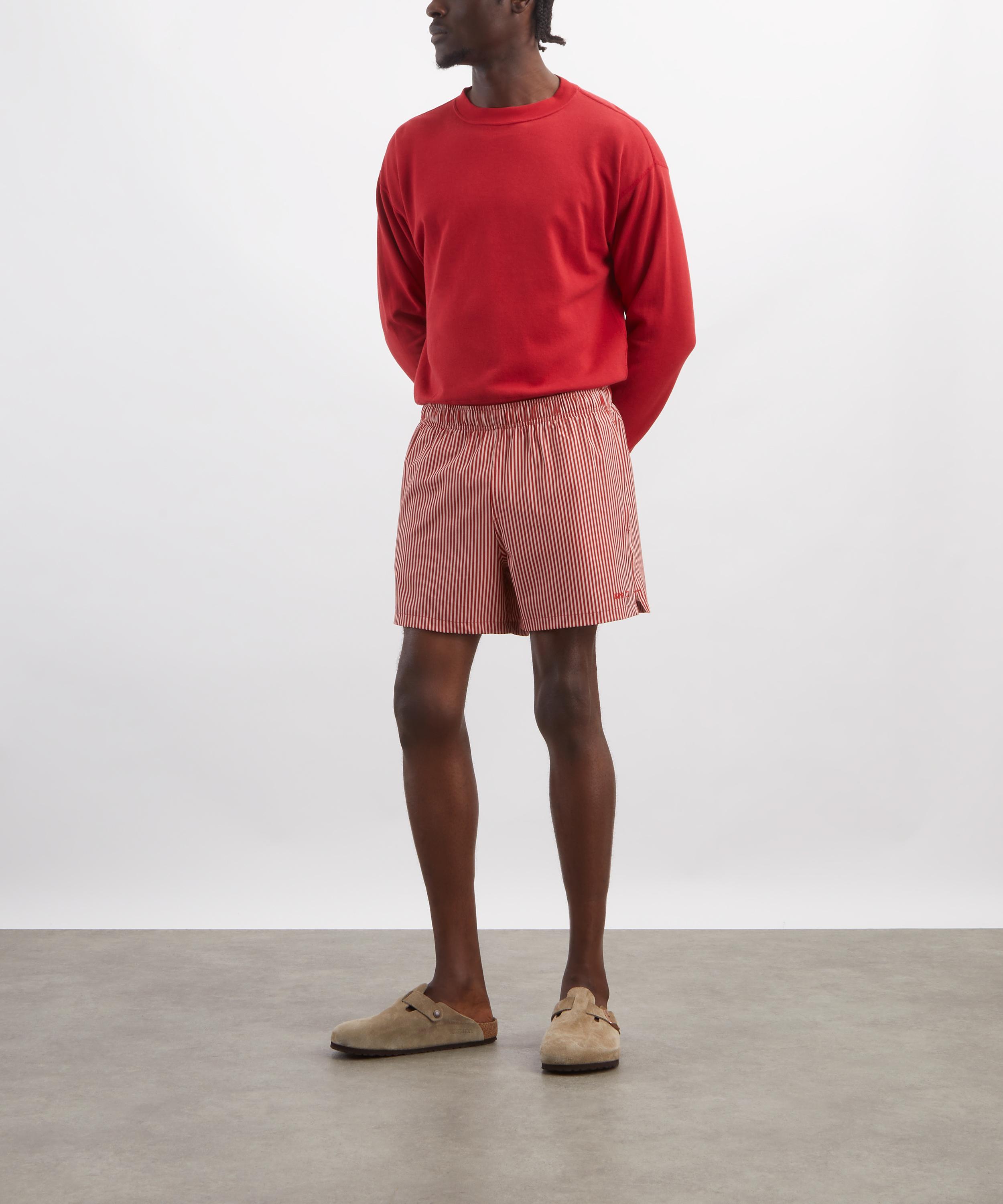 NN07 - Red Stripe Holiday Shorts image number 1