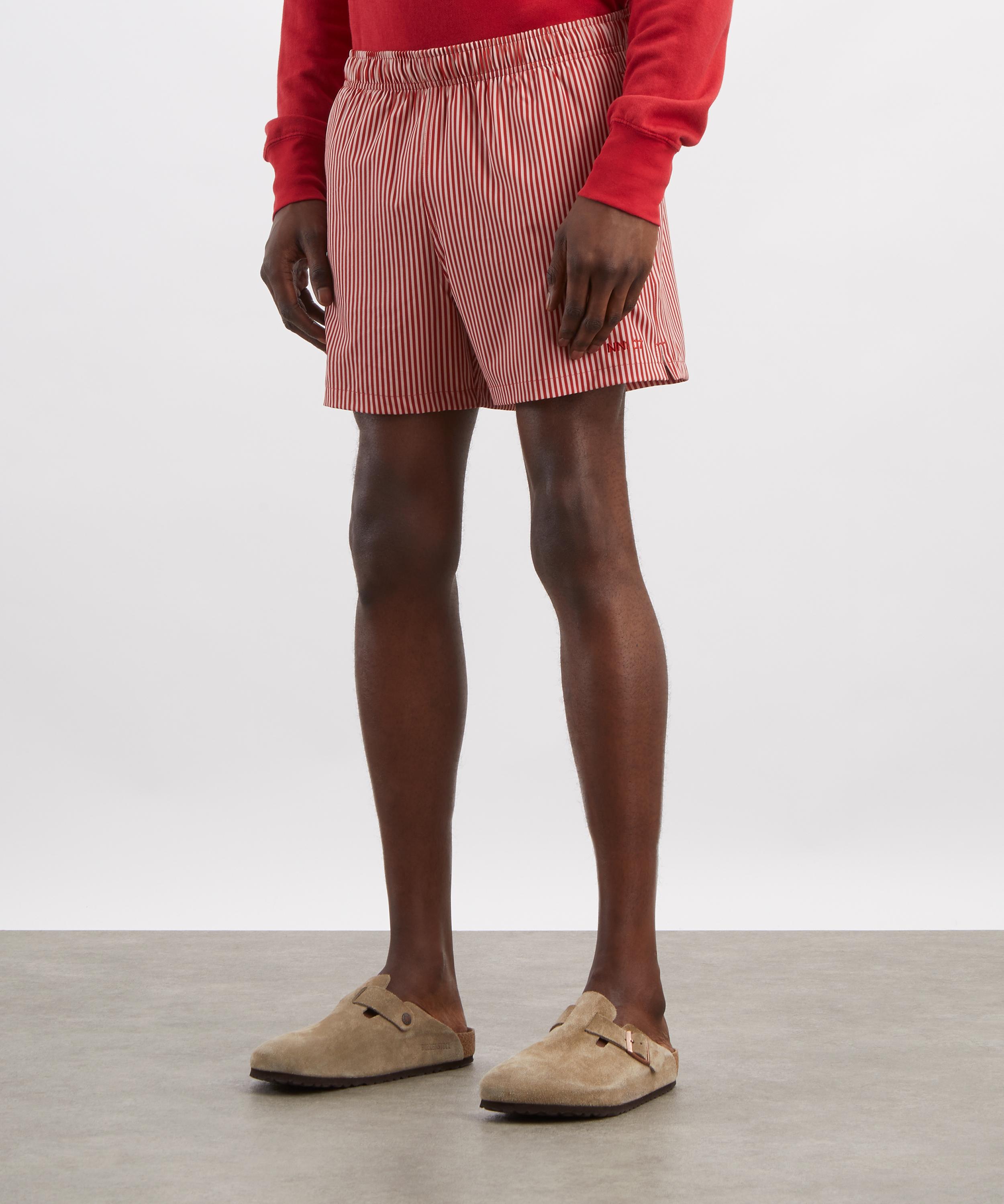 NN07 - Red Stripe Holiday Shorts image number 2