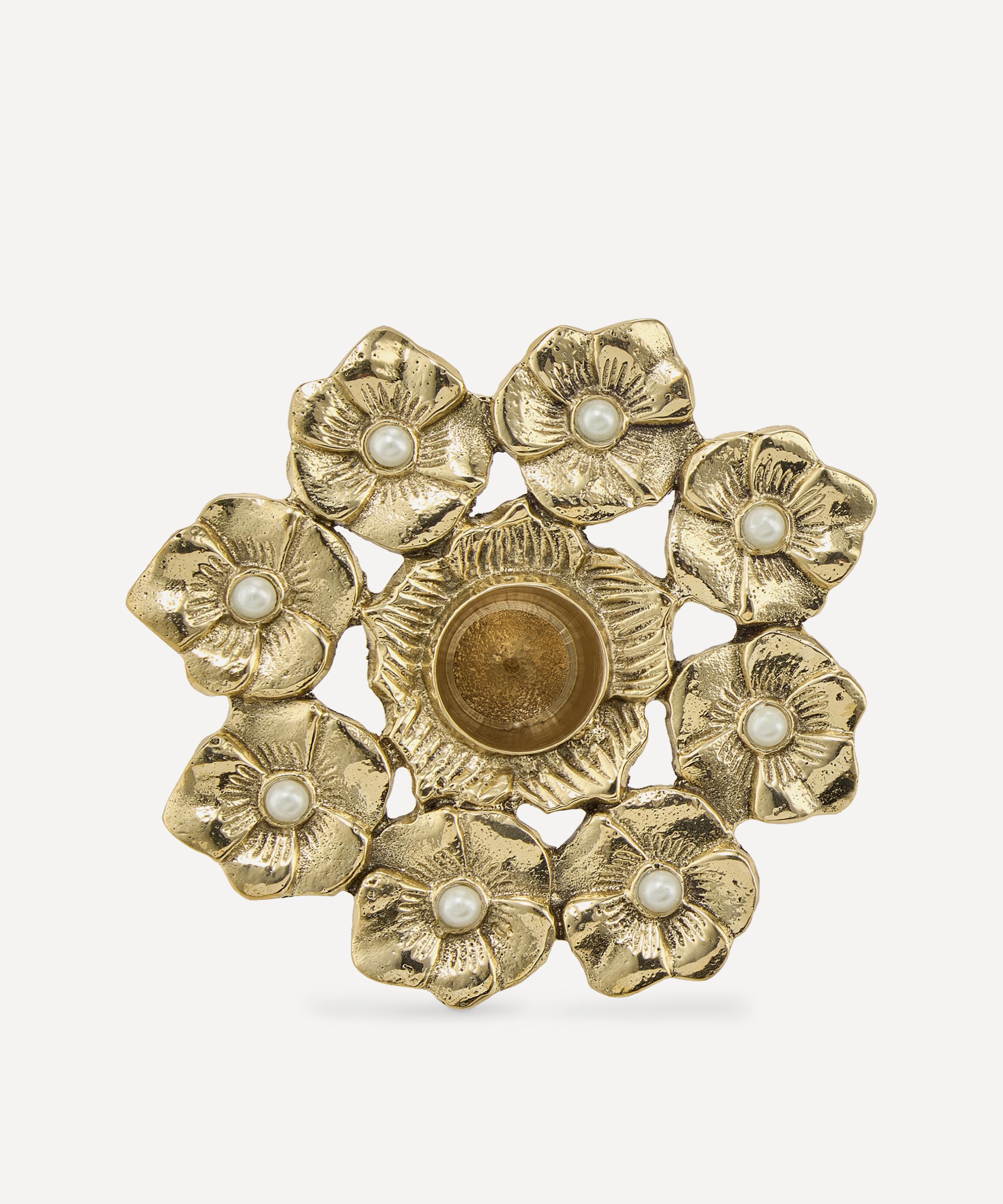 Doing Goods - Zoey Floral Candleholder image number 4