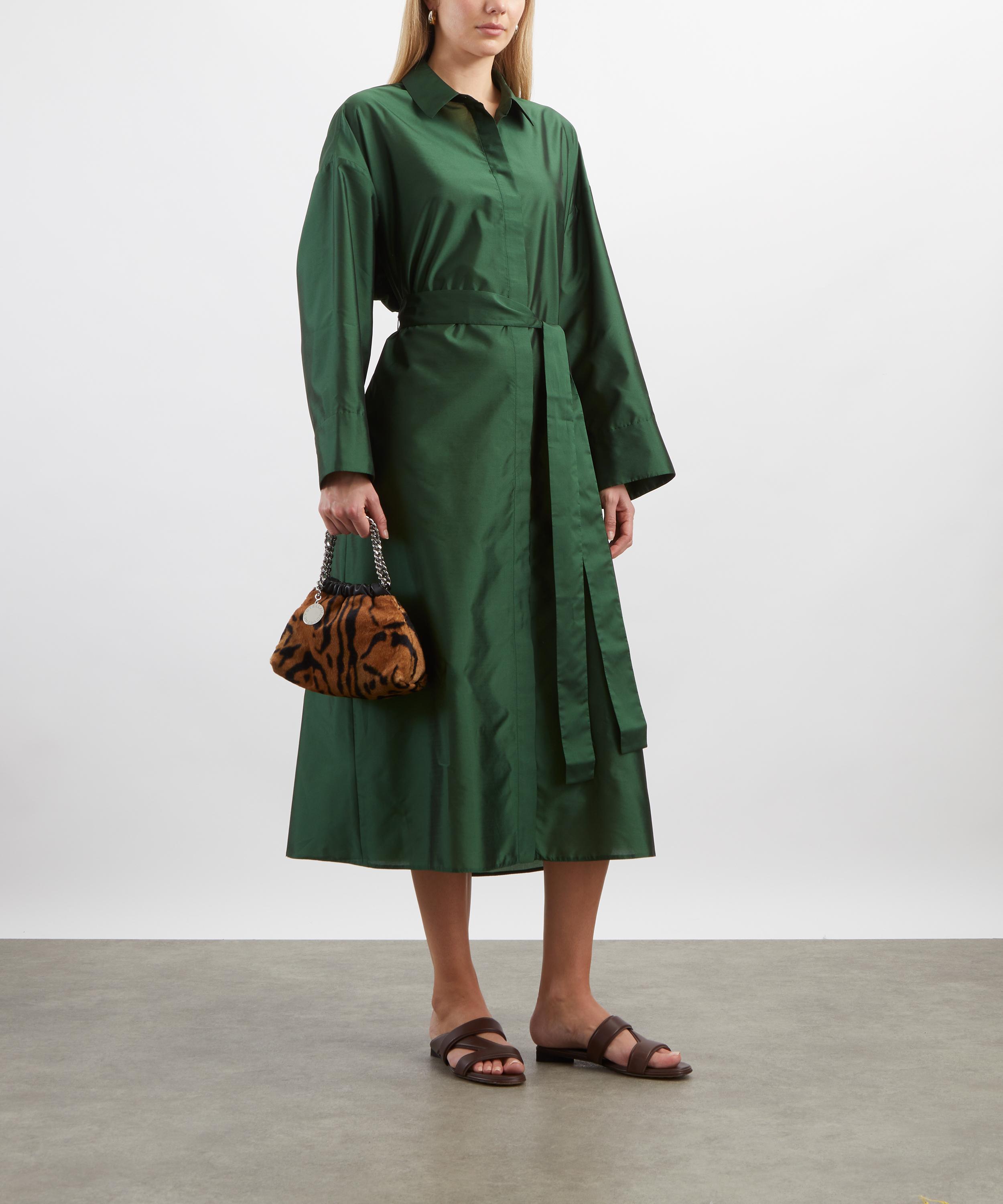 S Max Mara - Anna Green Organza Shirt Dress image number 1