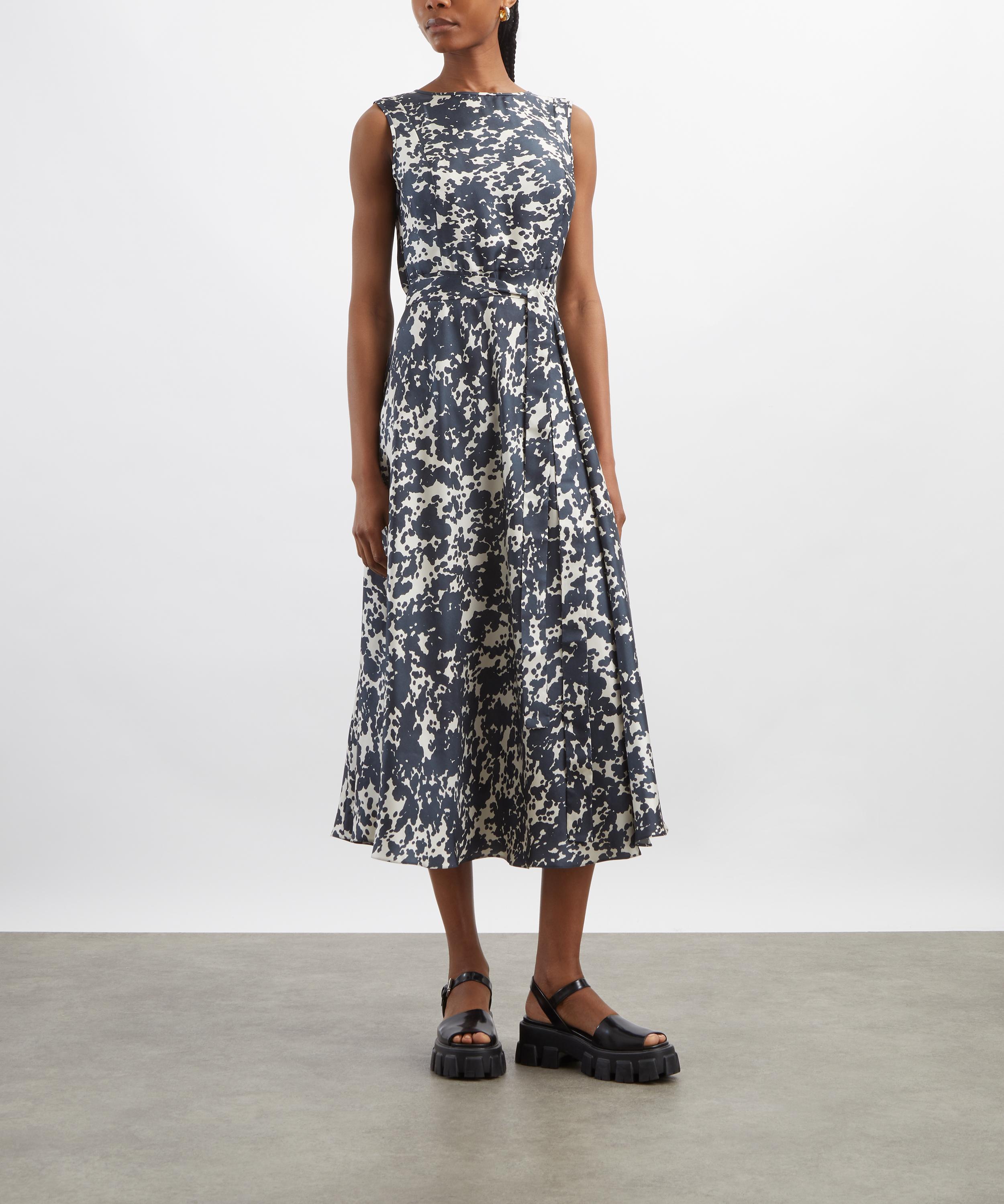S Max Mara - Ultramarine Printed Twill Dress image number 2