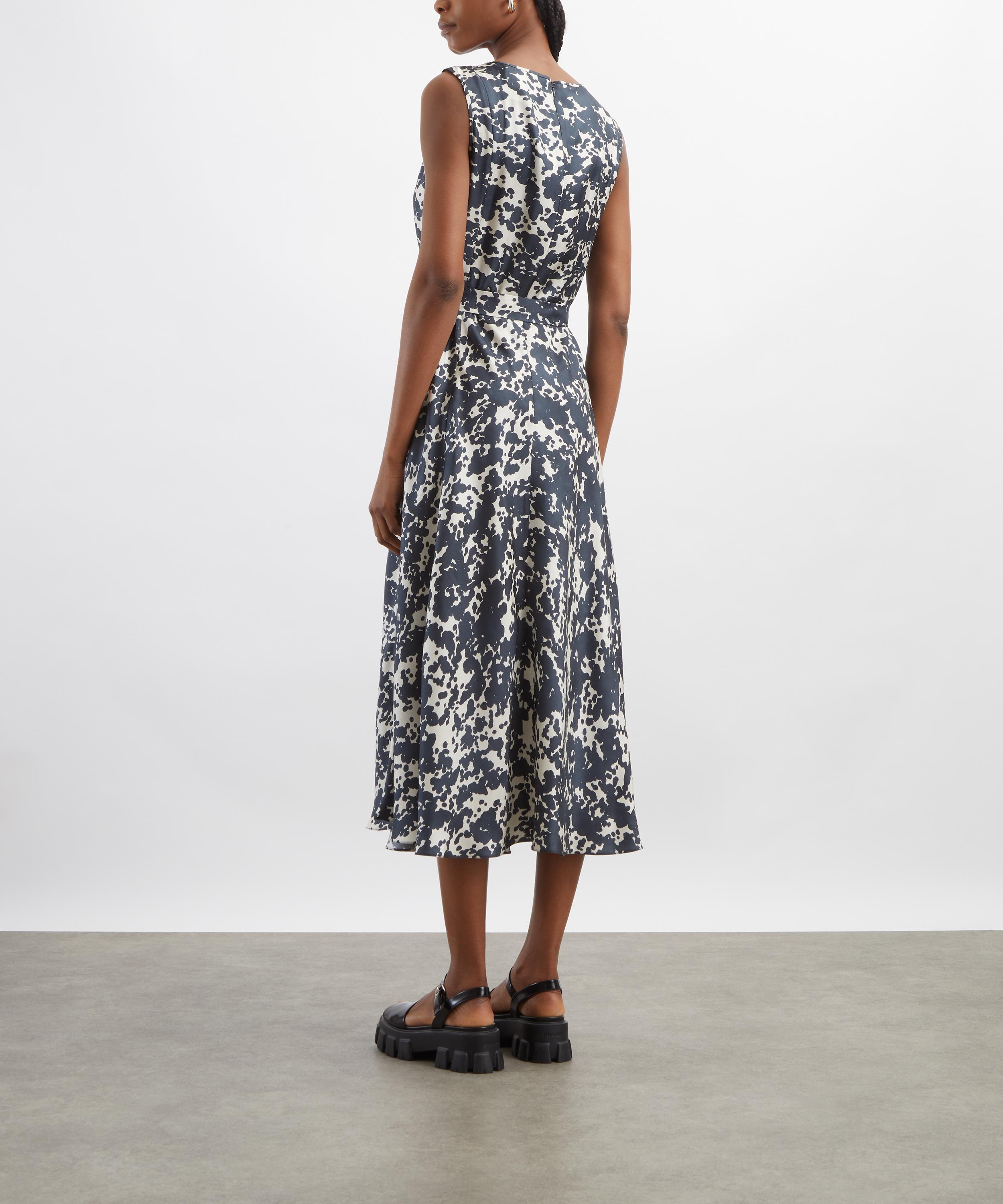 S Max Mara - Ultramarine Printed Twill Dress image number 3