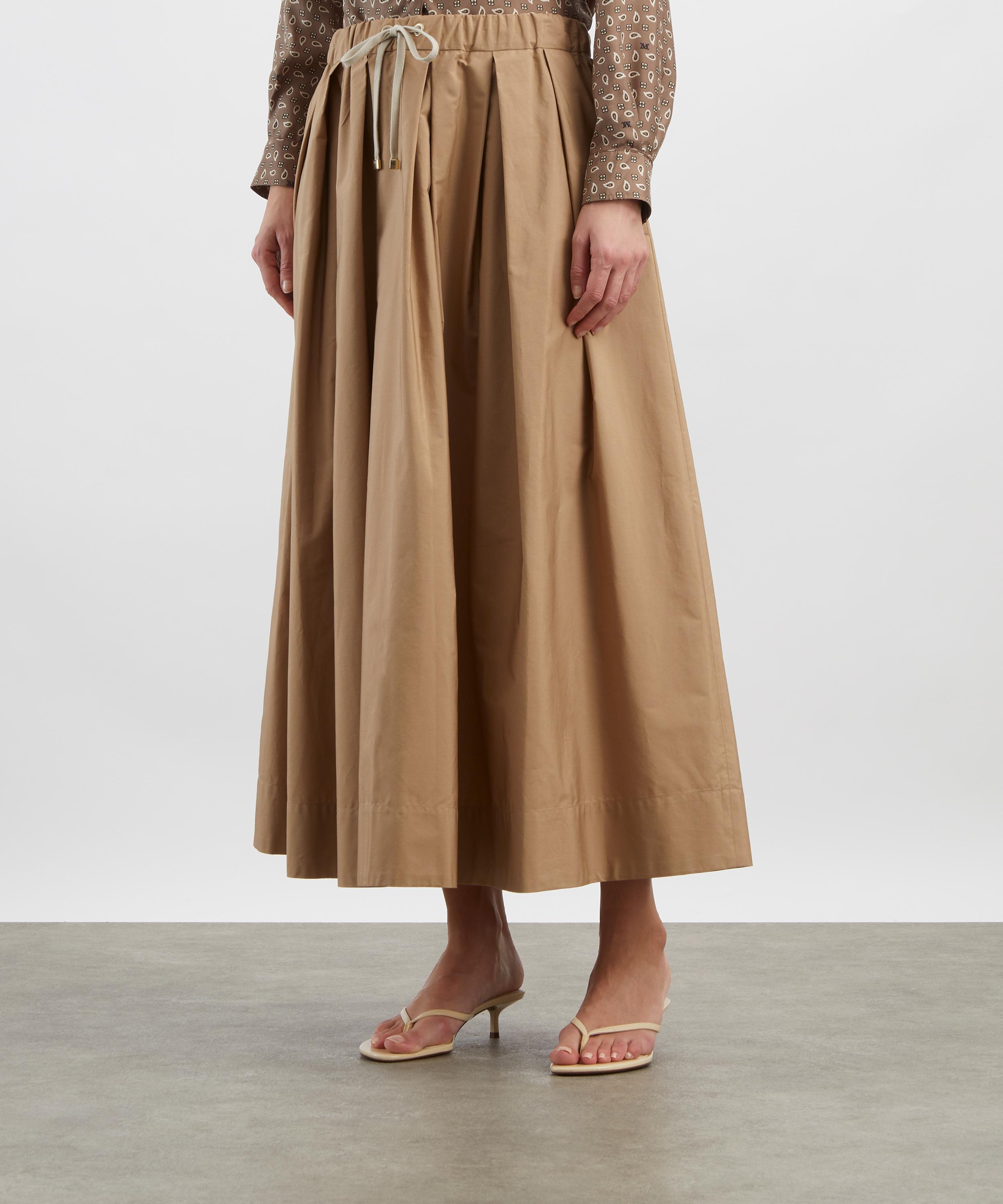 S Max Mara - Pineta Desert Long A-Line Skirt image number 2