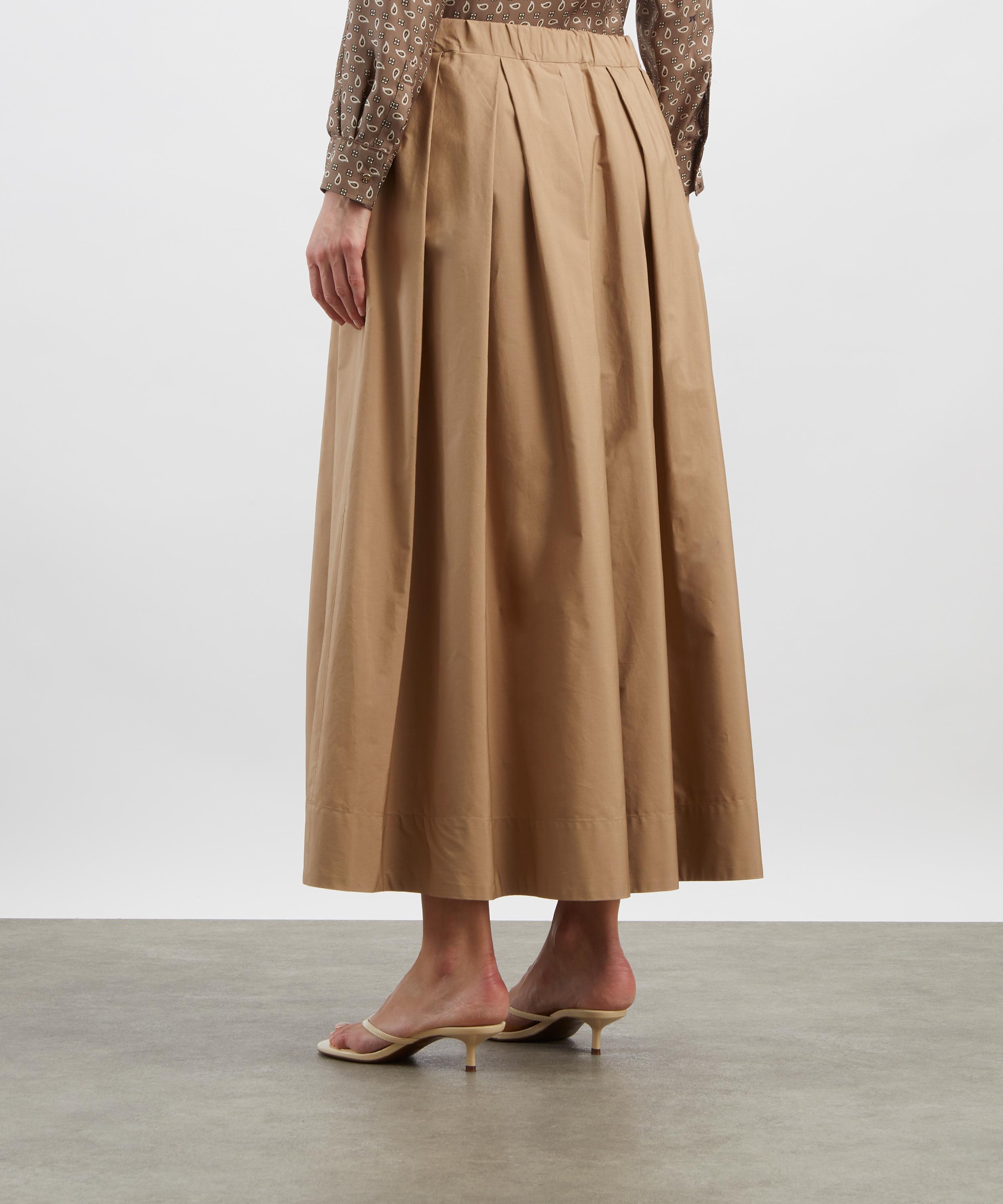 S Max Mara - Pineta Desert Long A-Line Skirt image number 3