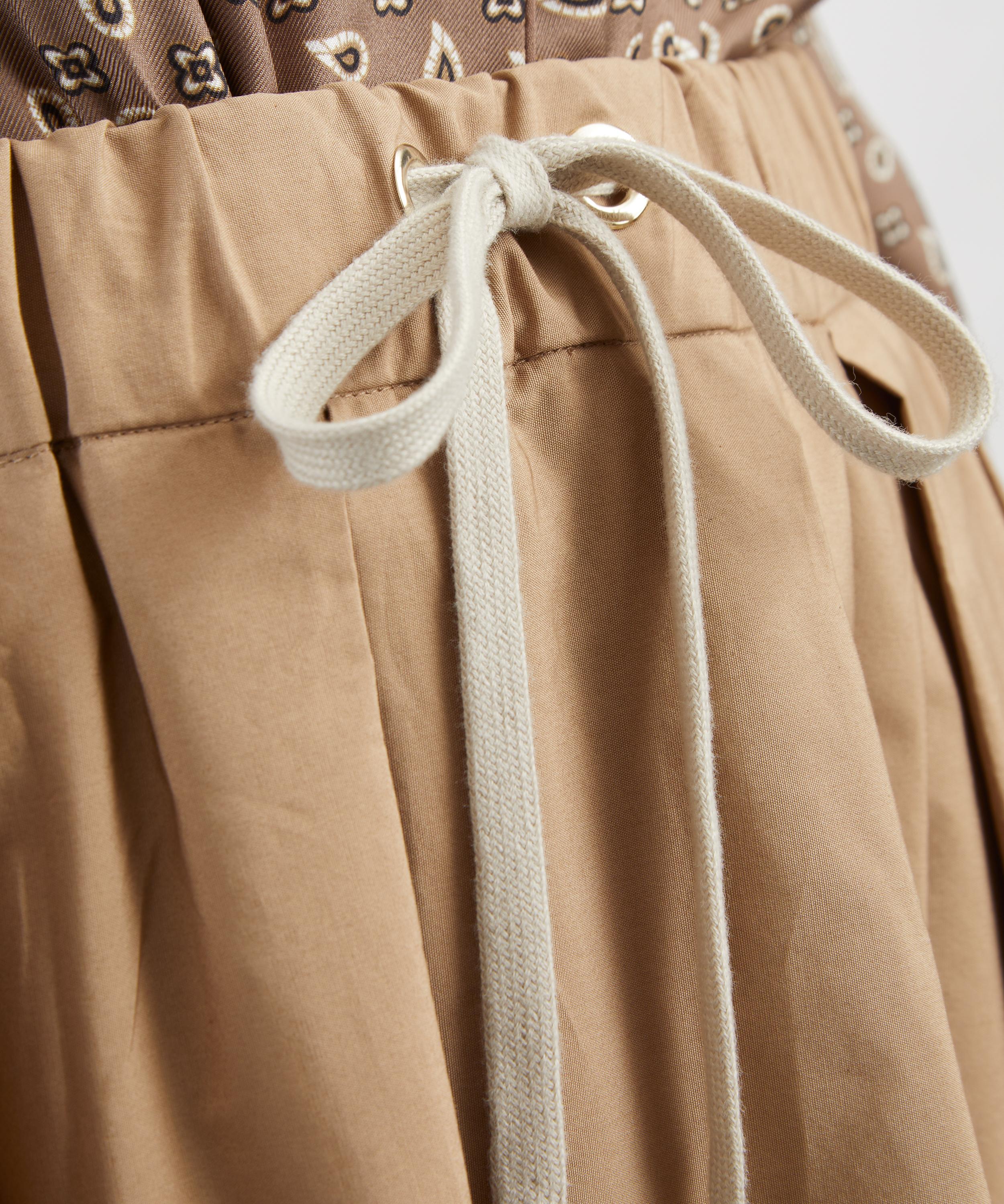 S Max Mara - Pineta Desert Long A-Line Skirt image number 4