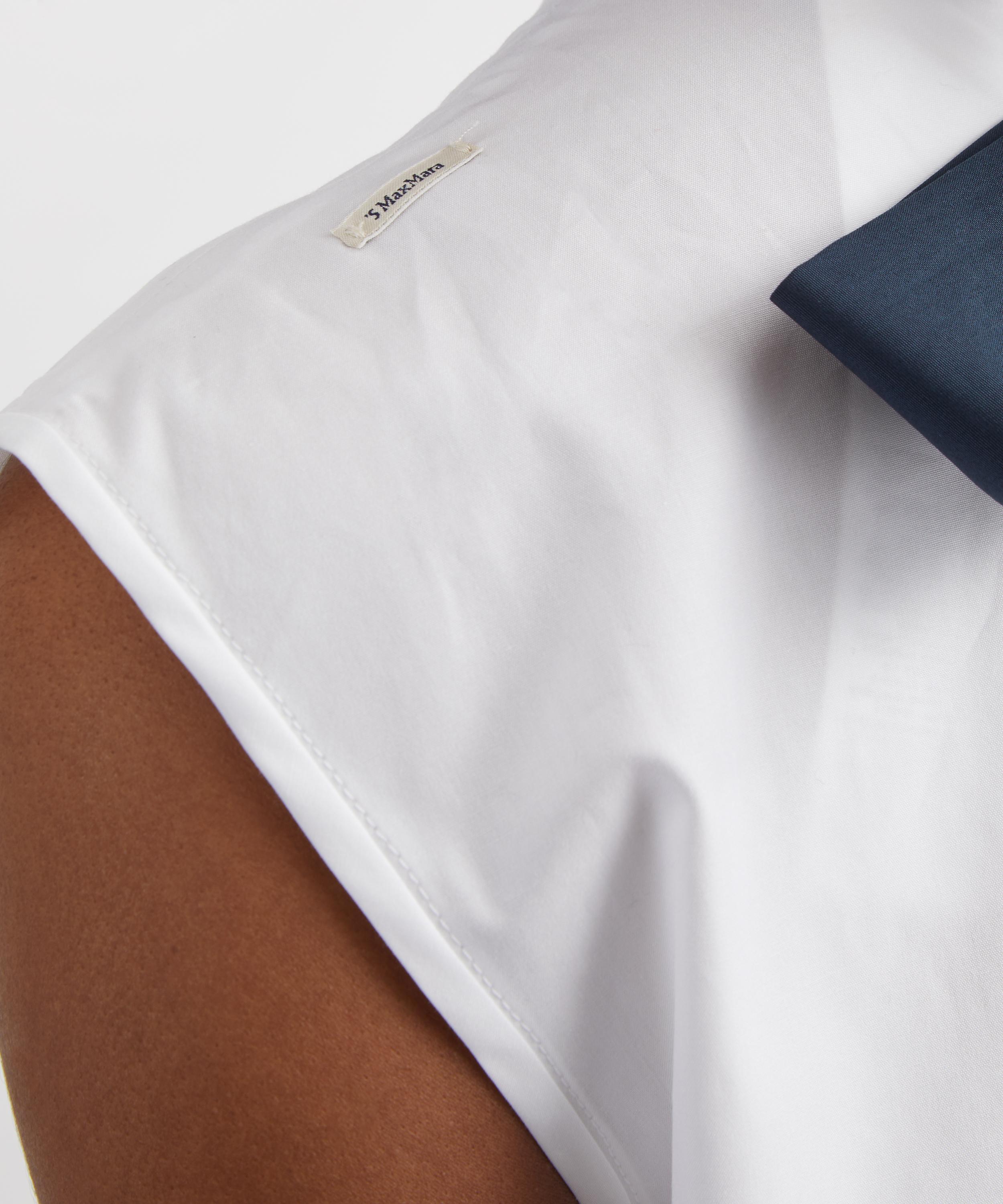 S Max Mara - Brava Sleeveless Cotton Poplin Top image number 4