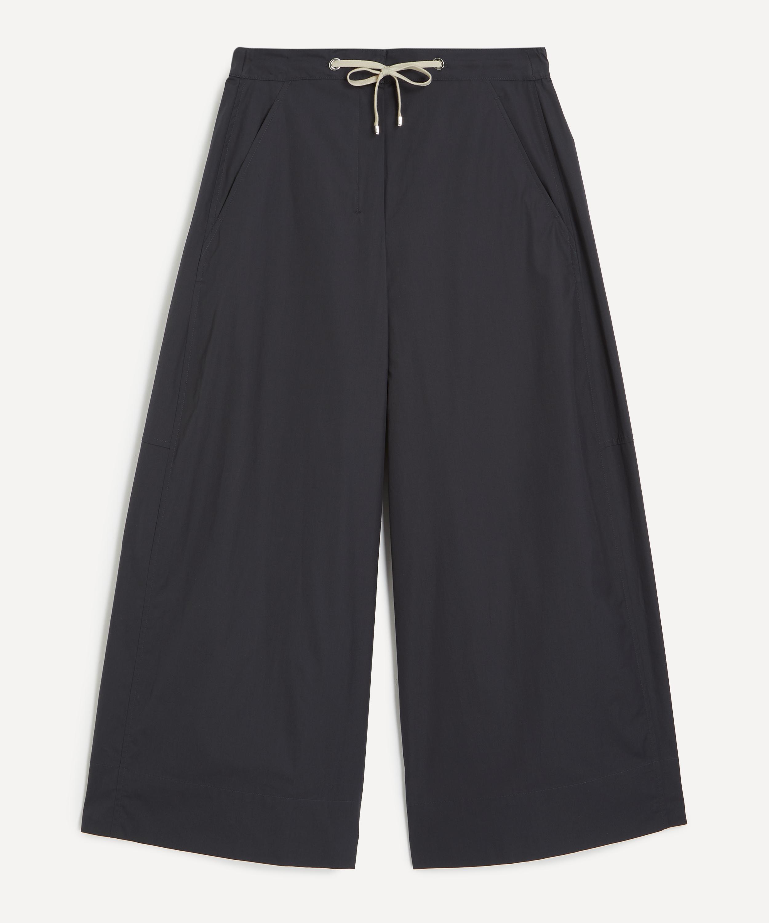 S Max Mara - Gufo Cotton Wide-Leg Trousers