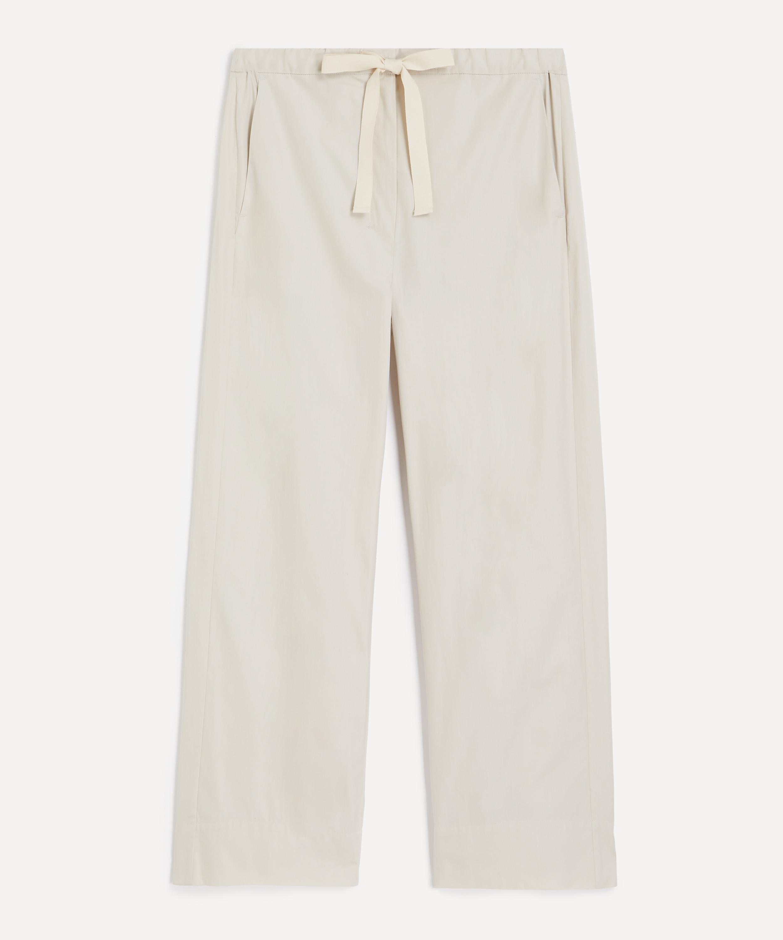 'S Max Mara - Argento Cotton Drawstring Trousers