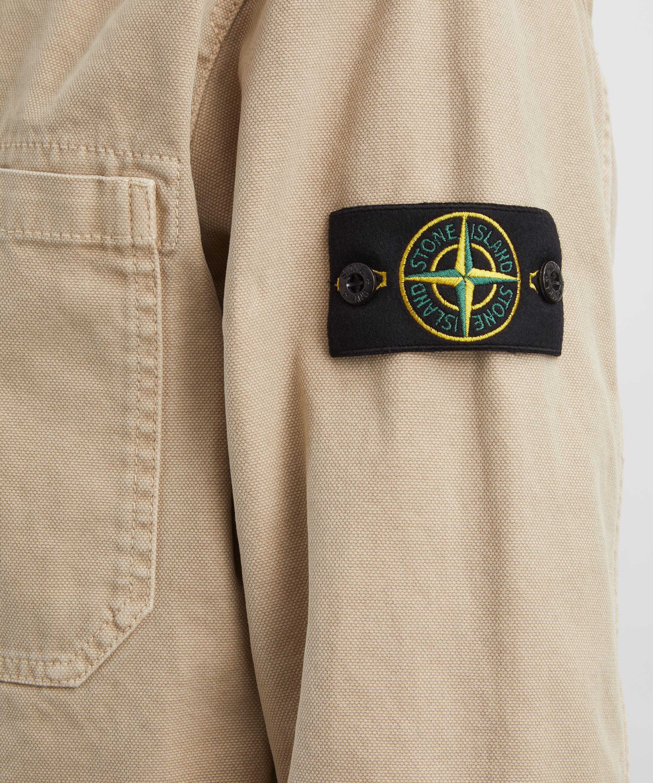 Stone Island - Desert Panama Cotton Overshirt image number 4