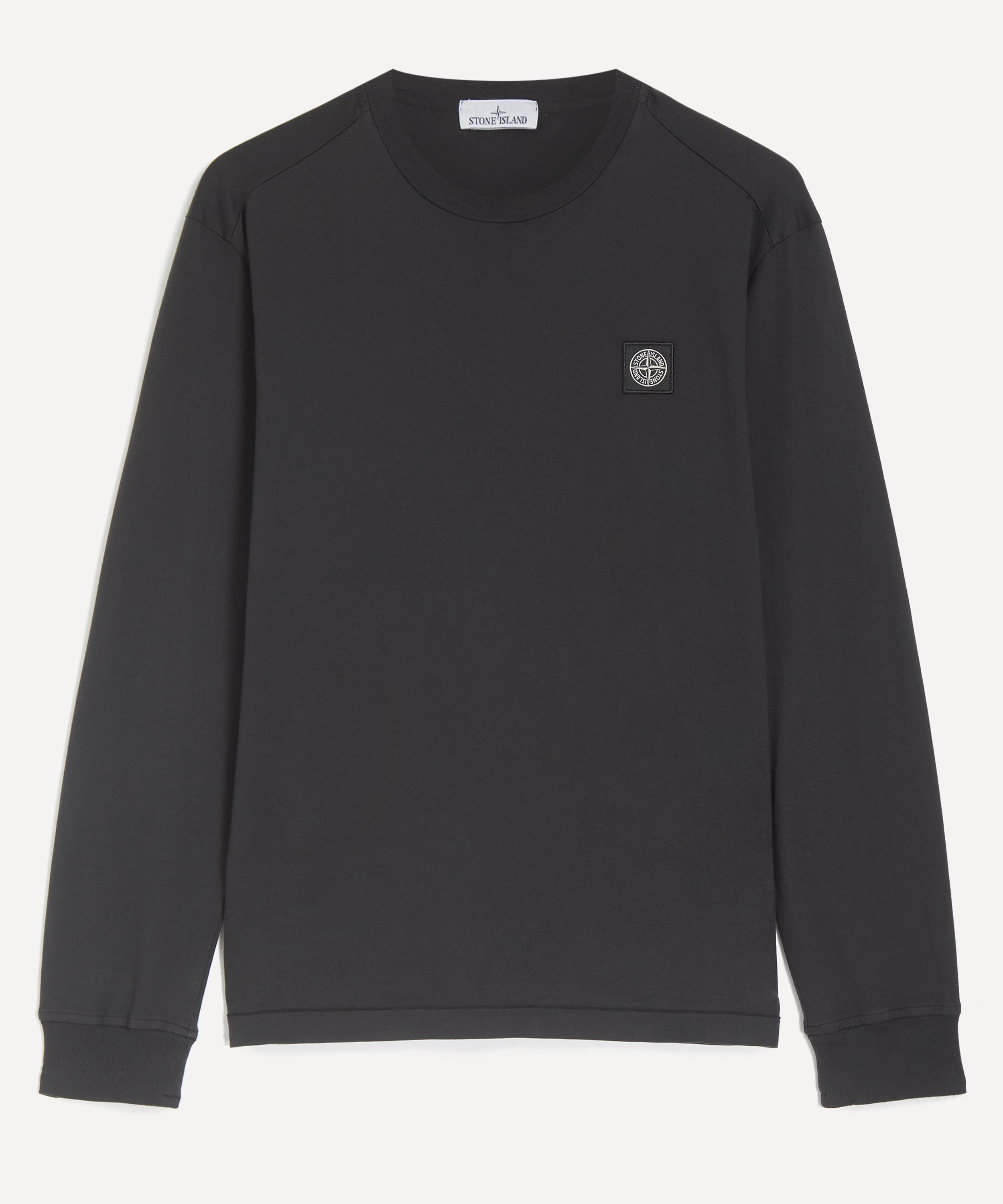 Stone Island - Charcoal Cotton Jersey Long-Sleeve T-Shirt
