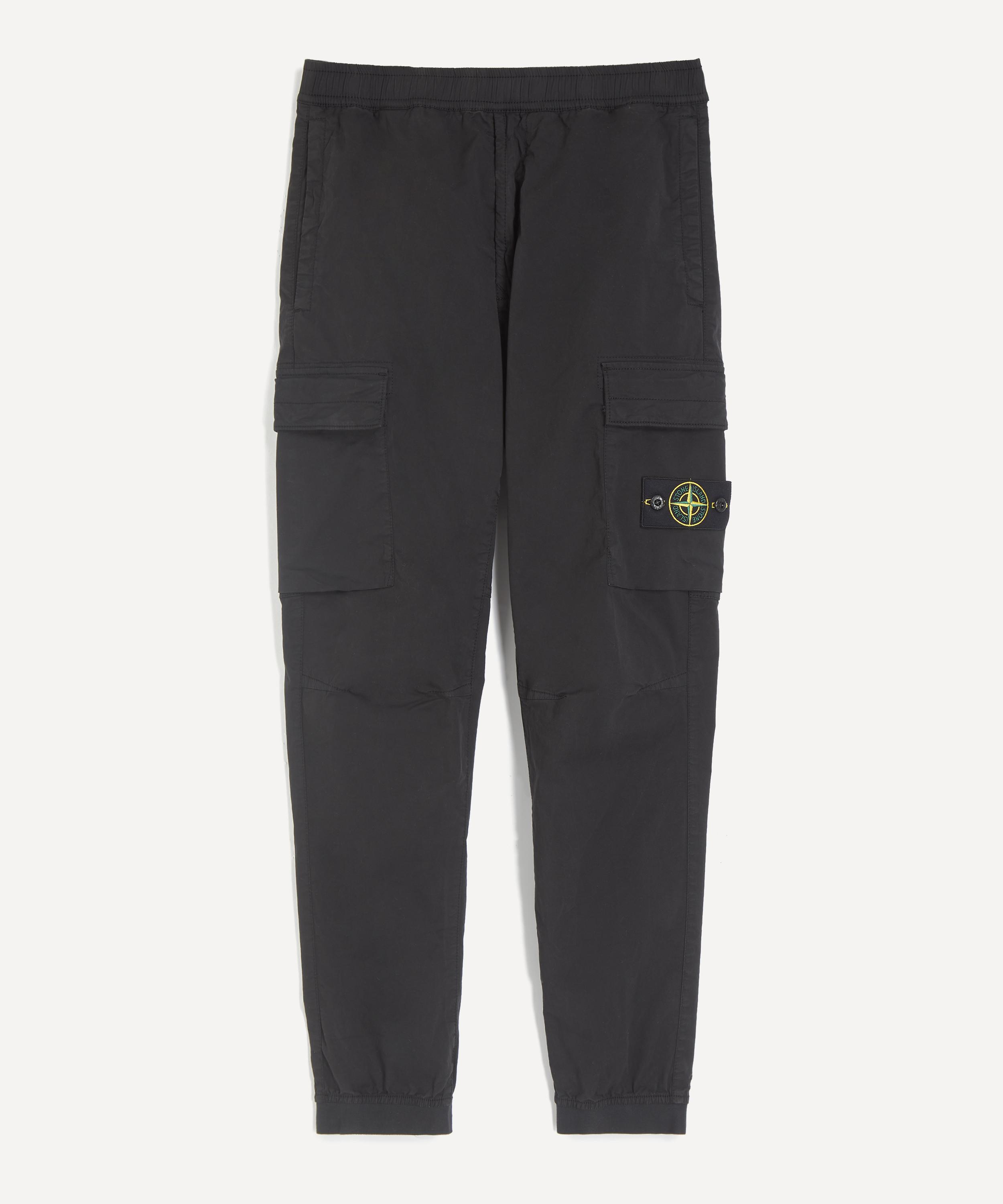 Stone Island - Stretch Cotton Twill Cargo Trousers