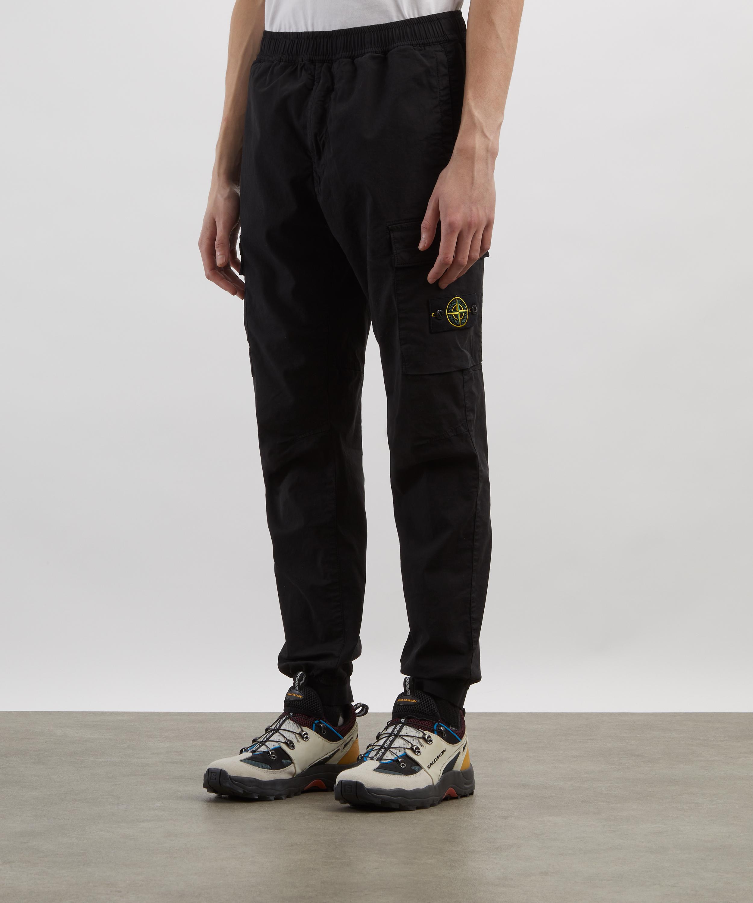 Stone Island - Stretch Cotton Twill Cargo Trousers image number 2
