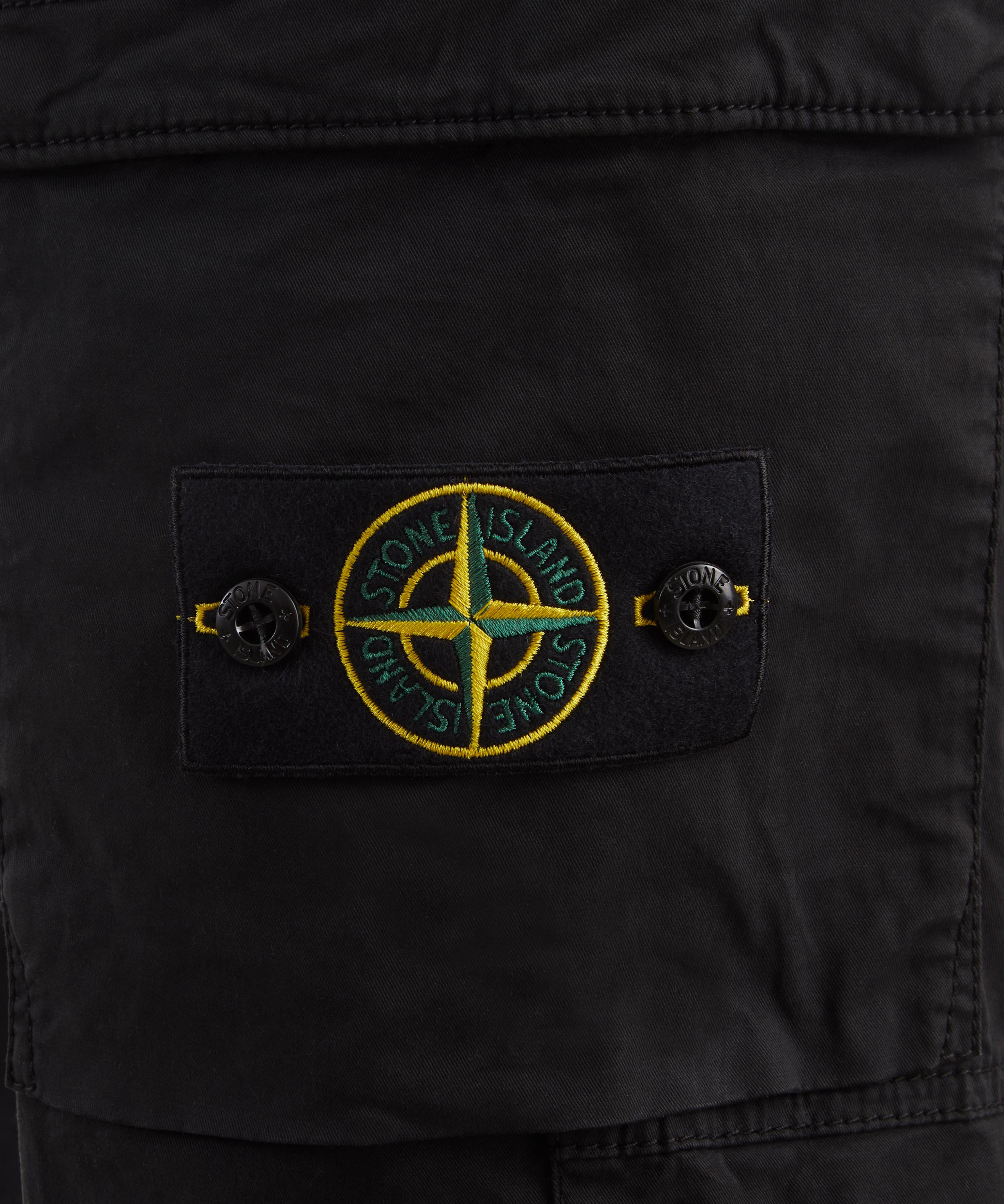 Stone Island - Stretch Cotton Twill Cargo Trousers image number 4
