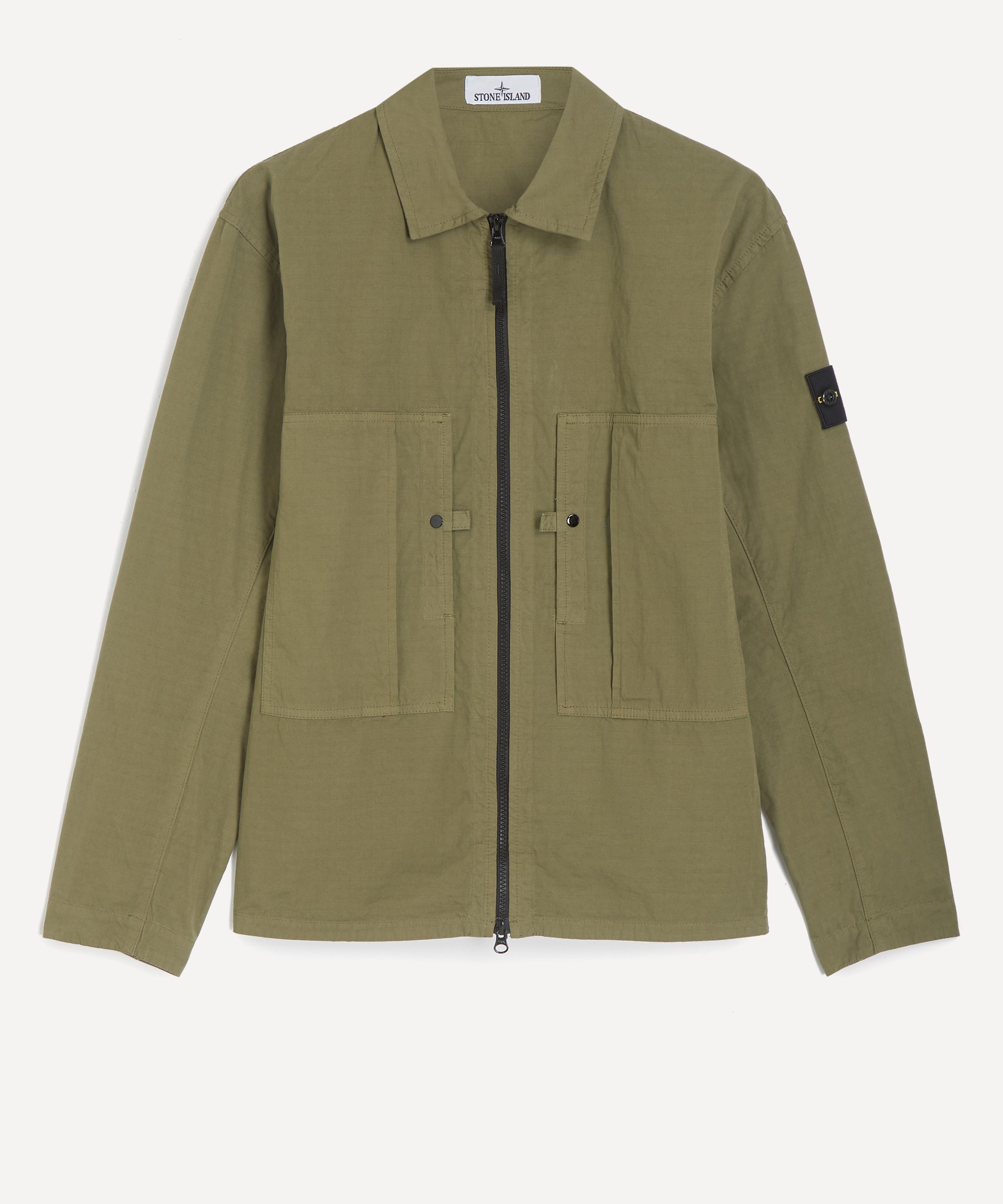 Stone Island - Military Ripstop Zip-Up Overshirt