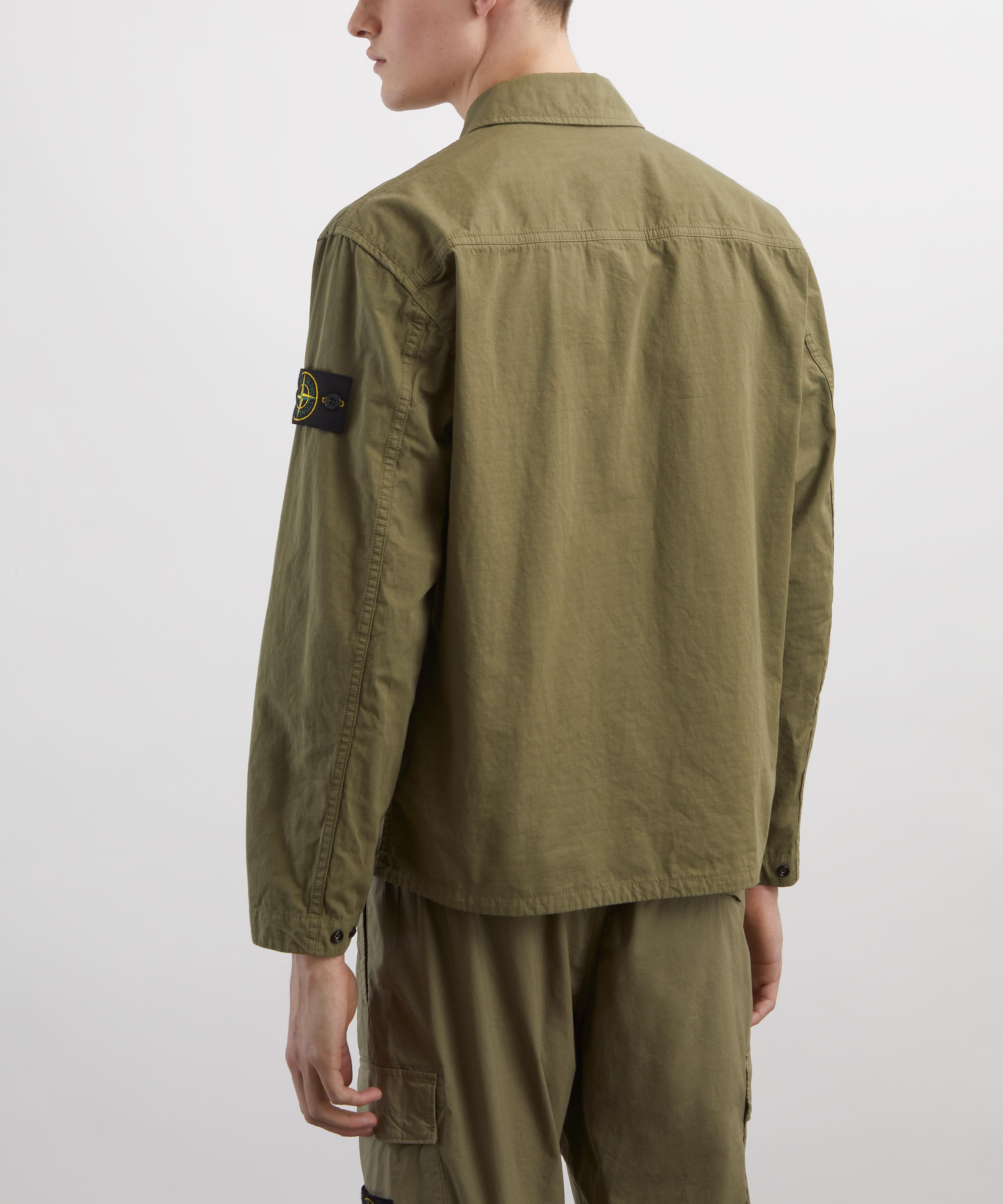 Stone Island - Military Ripstop Zip-Up Overshirt image number 3