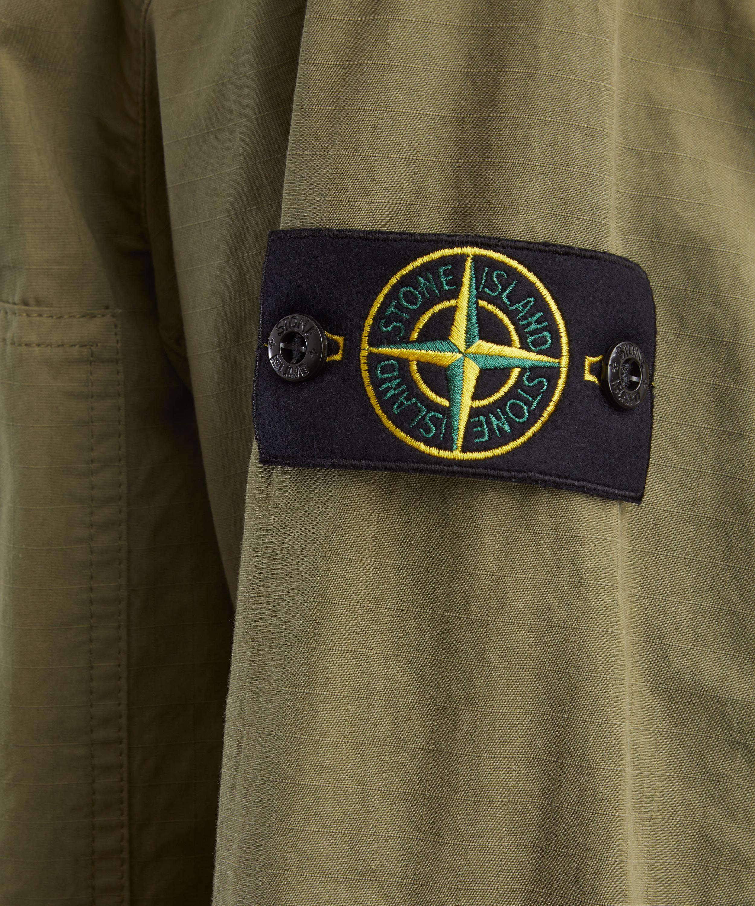 Stone Island - Military Ripstop Zip-Up Overshirt image number 4