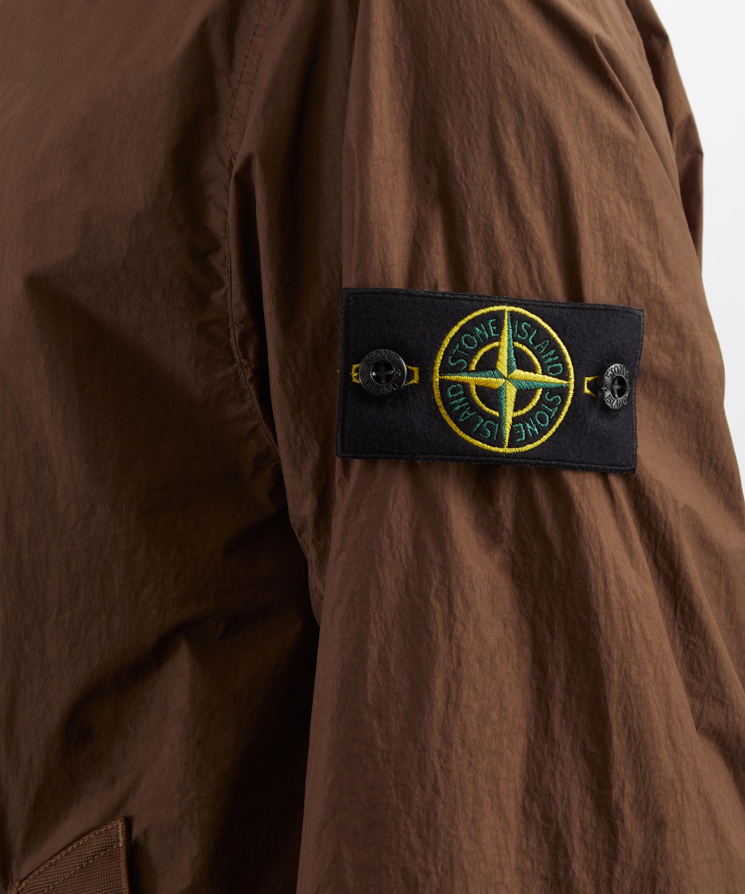 Stone Island - Brown Crinkle Reps Hooded Jacket image number 4