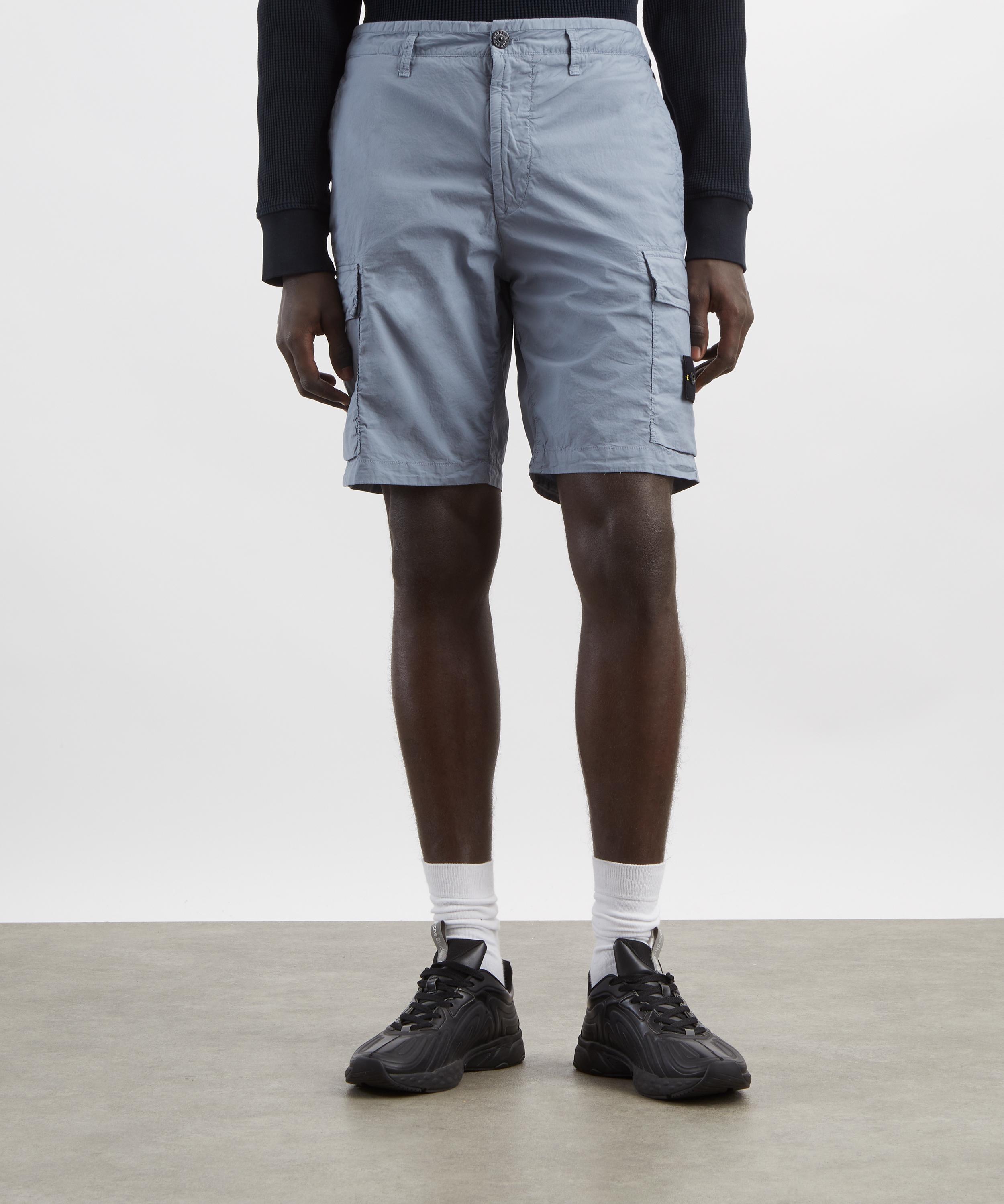 Stone Island - Stretch Cotton Tela Paracadute Bermuda Shorts image number 2