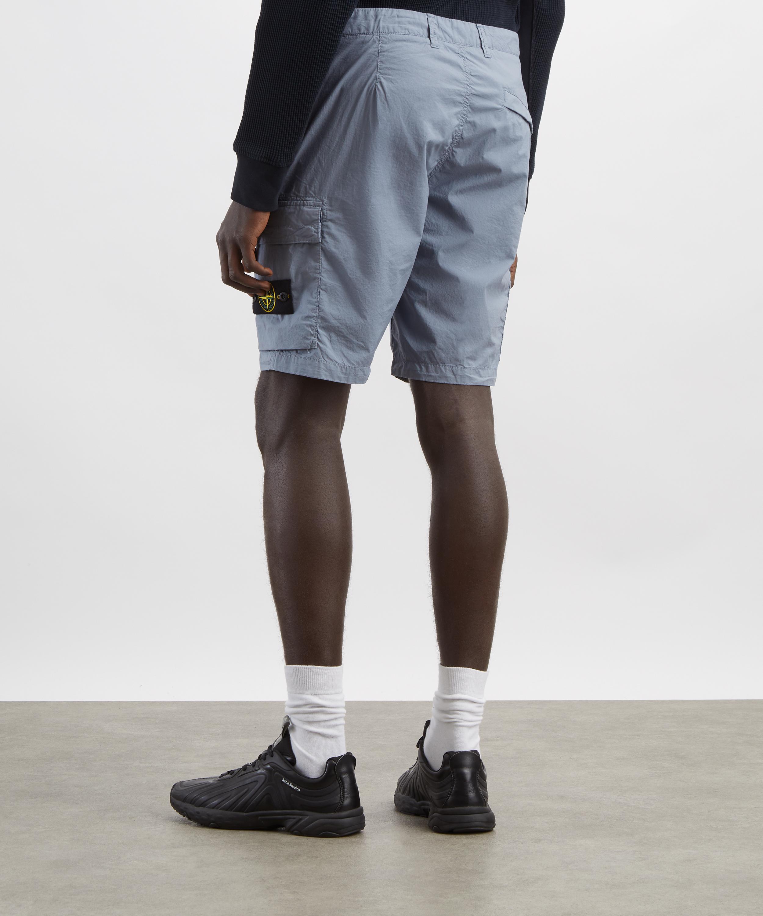 Stone Island - Stretch Cotton Tela Paracadute Bermuda Shorts image number 3