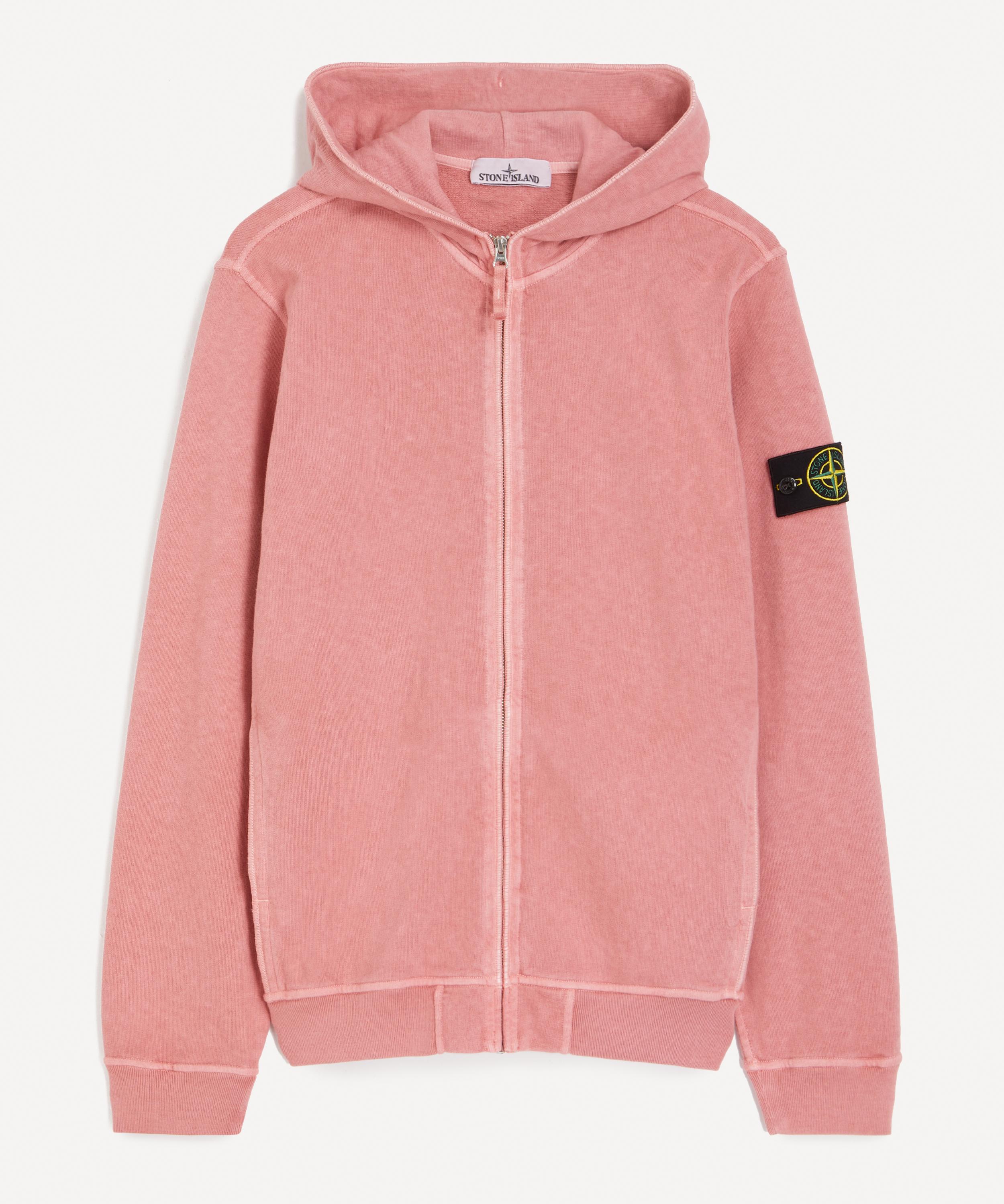 Stone Island - Malfil&eacute; Fleece Zip-Up Hooded Sweatshirt