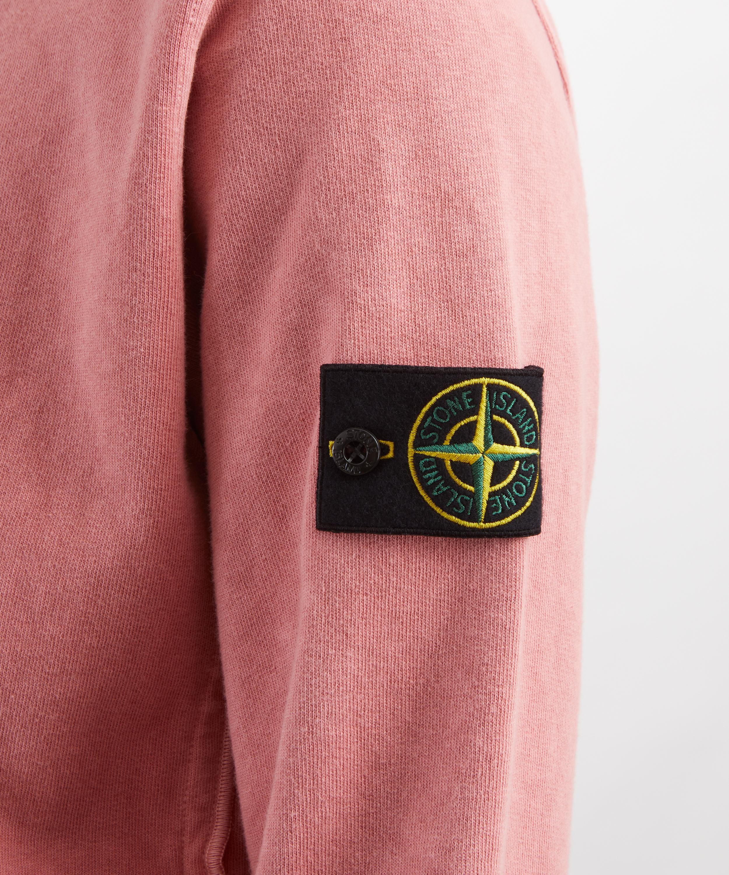 Stone Island - Malfil&eacute; Fleece Zip-Up Hooded Sweatshirt image number 4