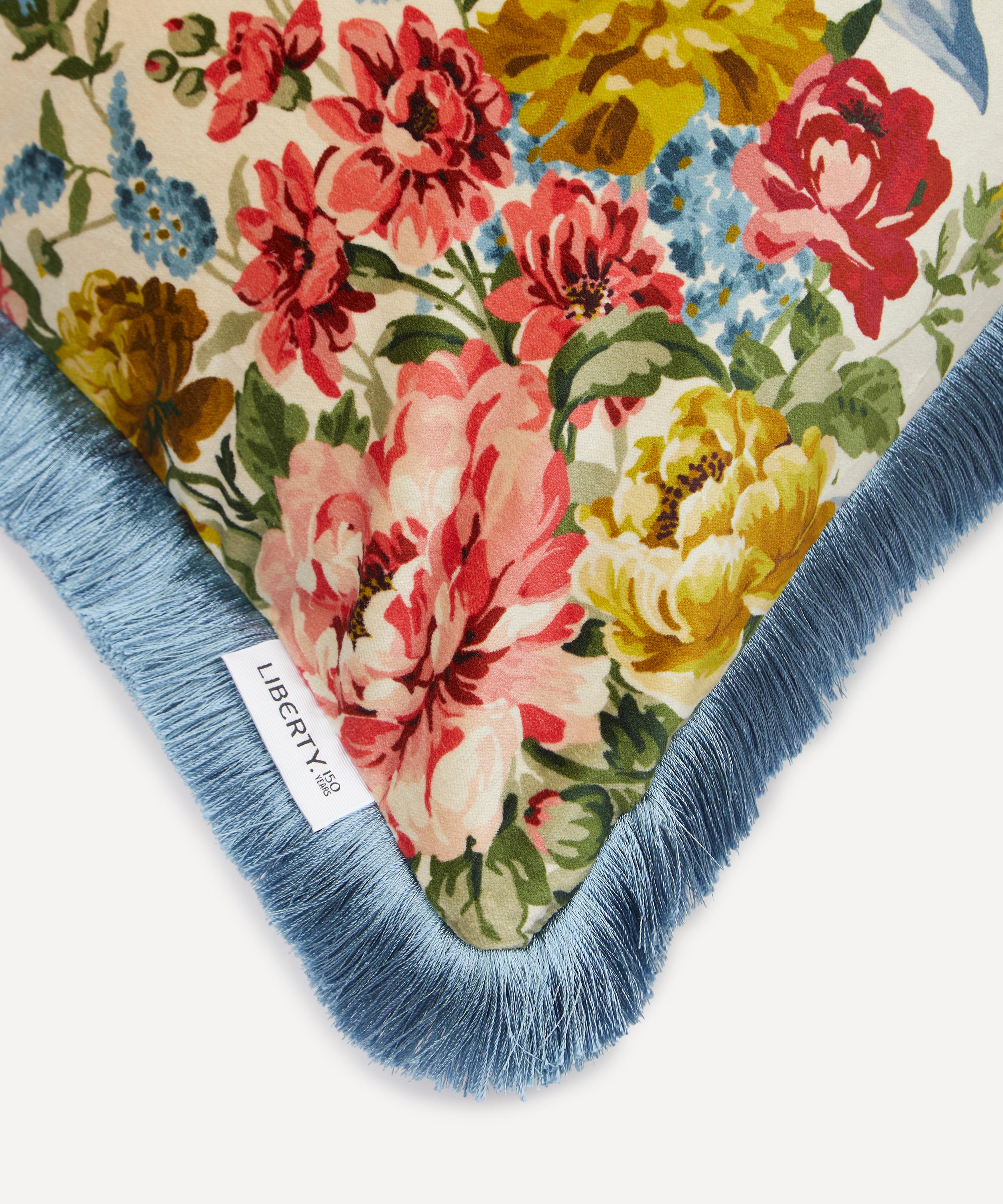 Liberty - Bow Bouquet Velvet Cushion image number 2