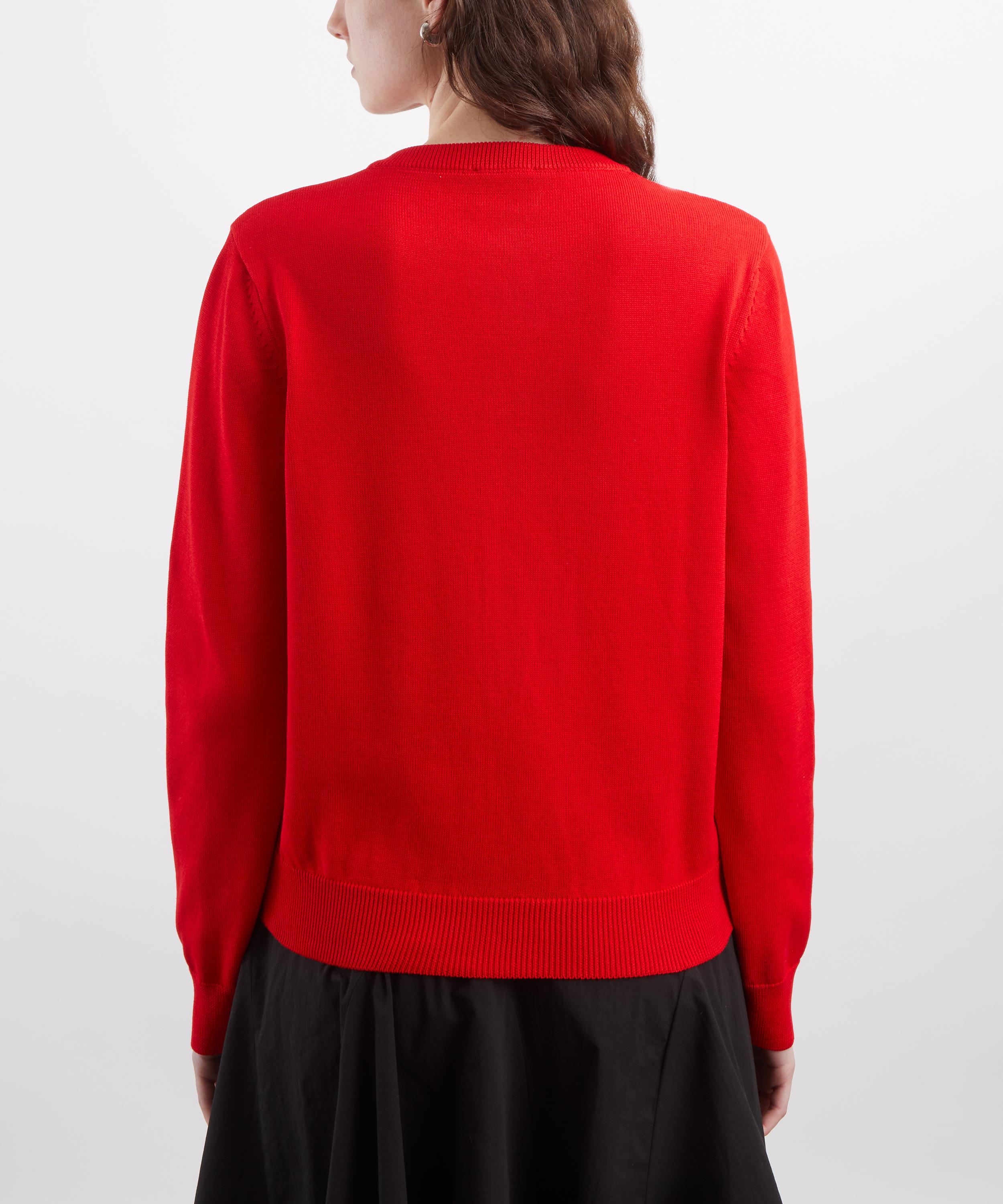 A.P.C. - Red Mila Crew-Neck Cardigan image number 3