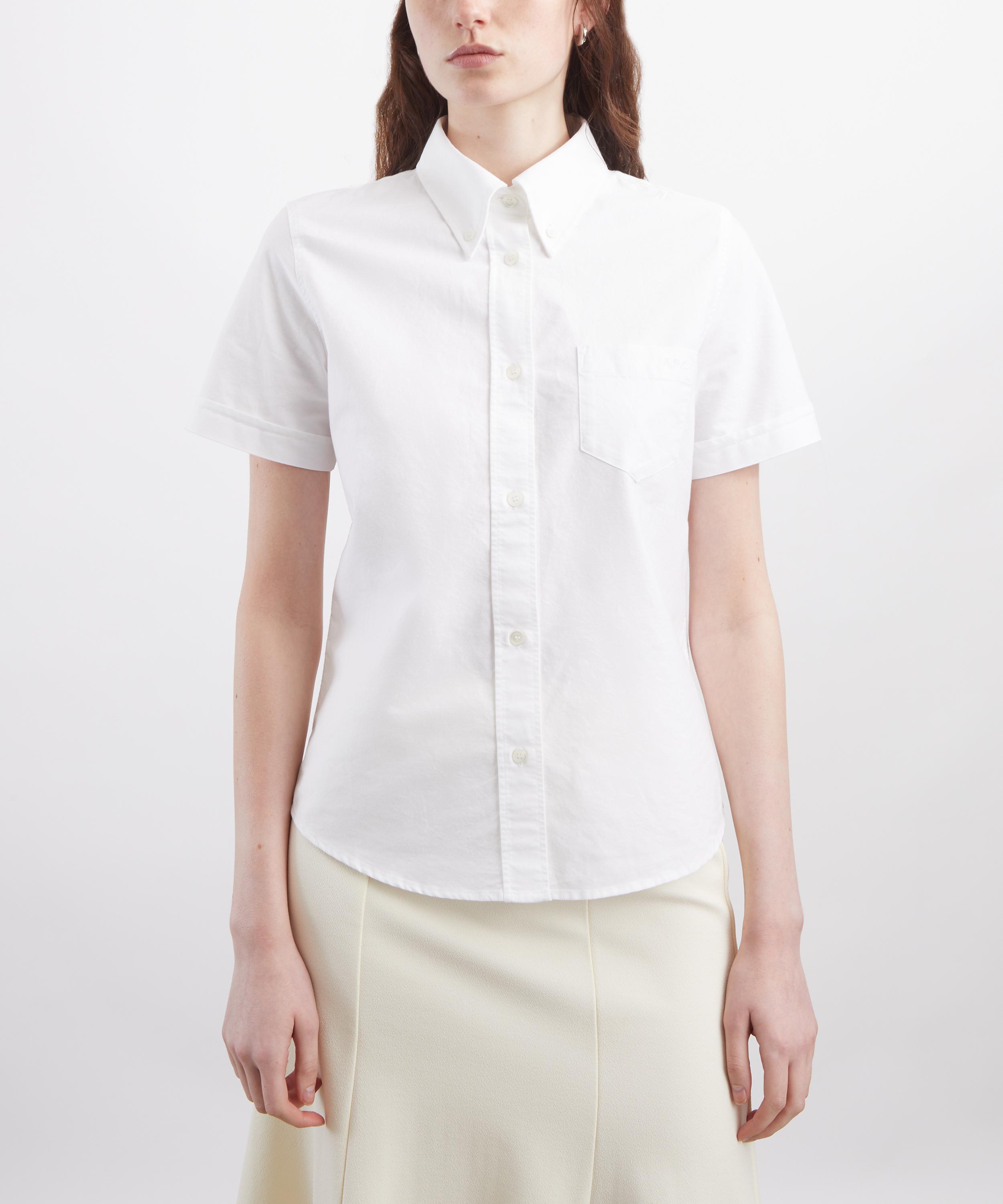 A.P.C. - White Uniform Short-Sleeve Shirt image number 2
