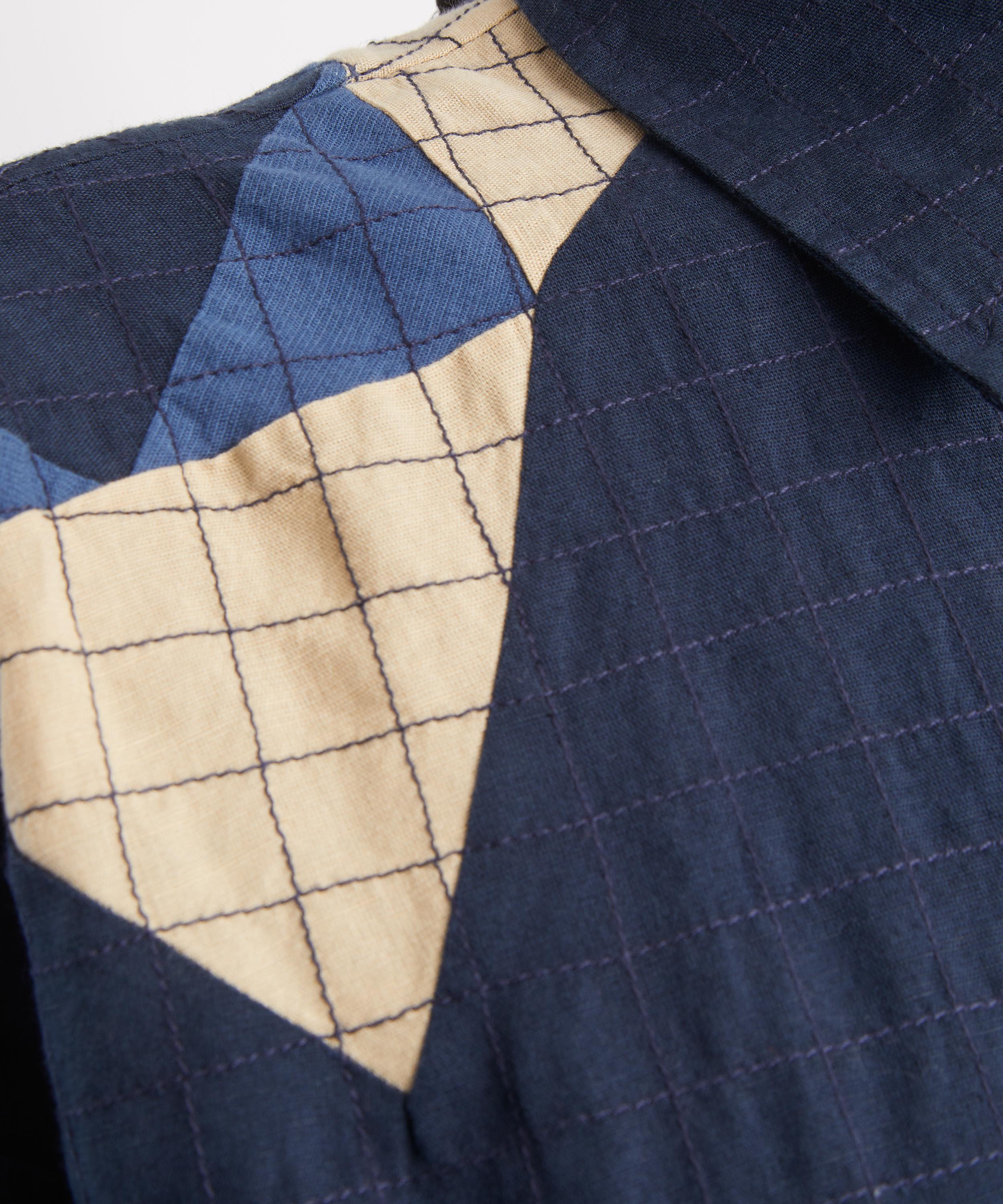 A.P.C. - Patchwork Shirt Dress image number 4